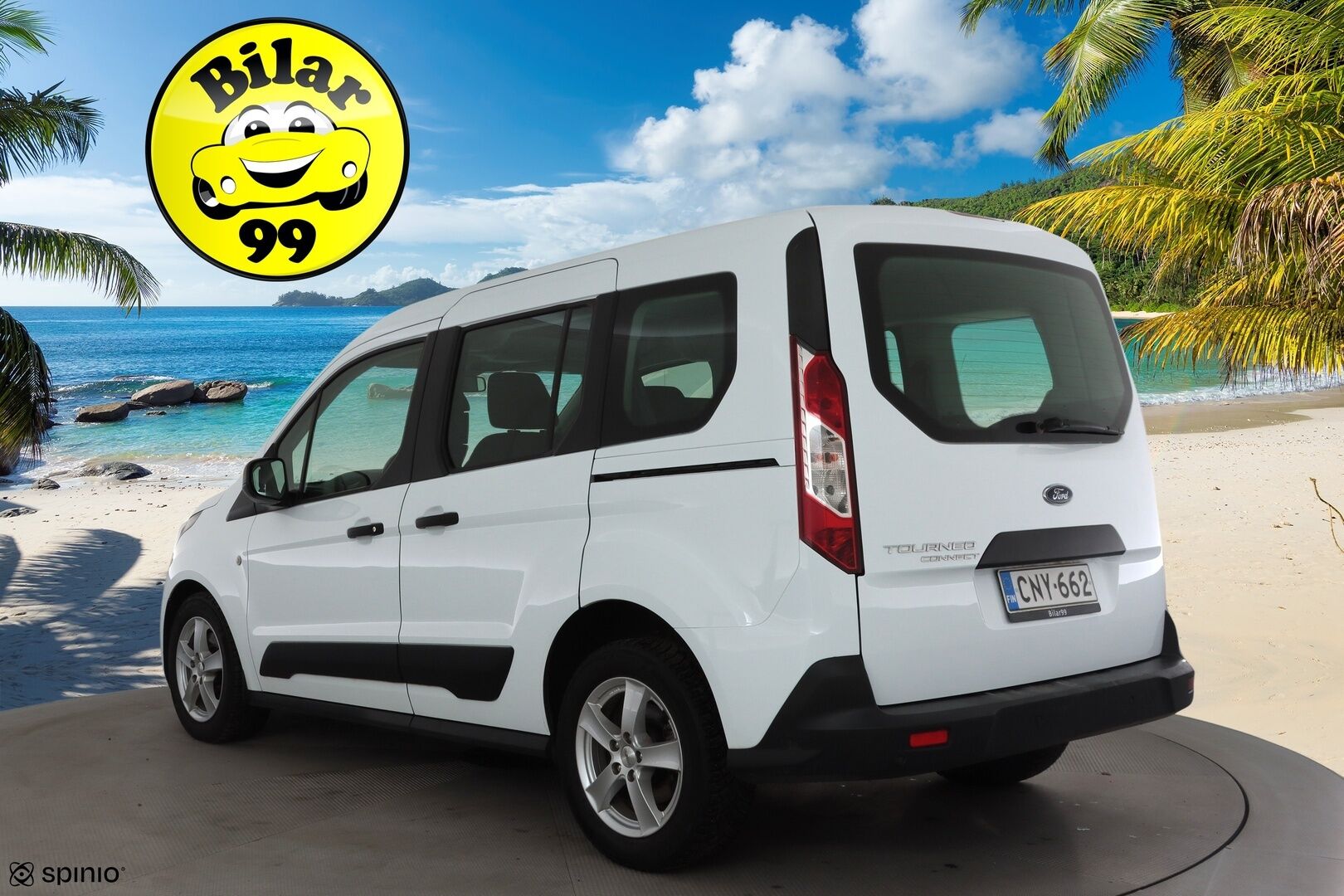 Ford Tourneo Connect 2020 1,5 TDCi 120 hv A8 Trend 5-ovinen * 1.Om Suomiauto / Webasto / Lämmitettävä tuulilasi / Bluetooth ** - Merkkihuollettu / Kahdet renkaat / ALV!