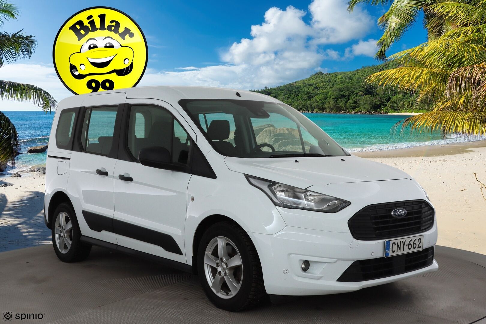 Ford Tourneo Connect 2020 1,5 TDCi 120 hv A8 Trend 5-ovinen * 1.Om Suomiauto / Webasto / Lämmitettävä tuulilasi / Bluetooth ** - Merkkihuollettu / Kahdet renkaat / ALV!