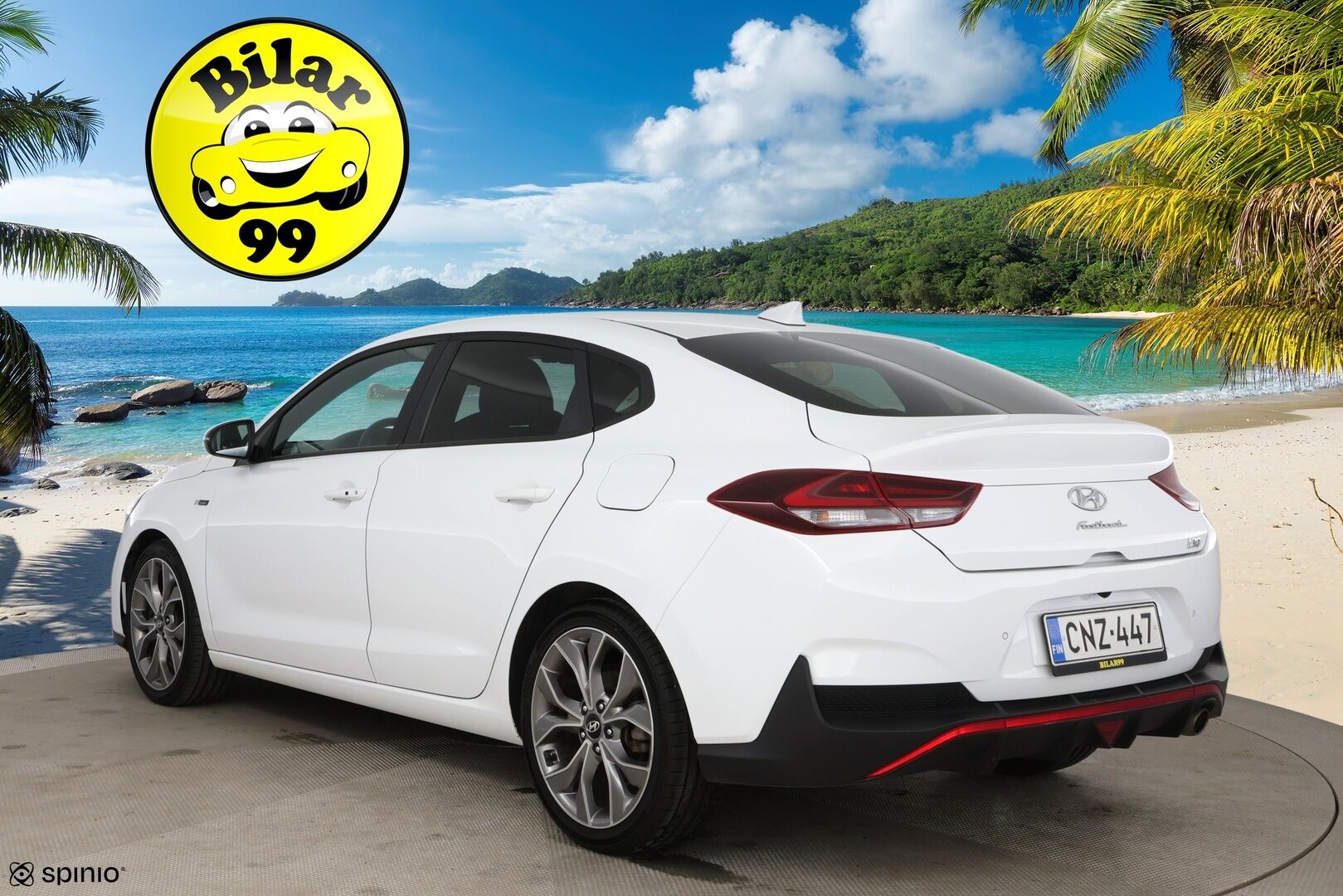 Hyundai i30 Fastback 2020 1,4 T-GDI 140 hv 7DCT-aut N Line / Suomi-Auto / Vakkari / Peruutuskamera / lohkolämmitin / AppConnect / Ratinlämmitin - Edullinen & sporttinen heti ajoon!