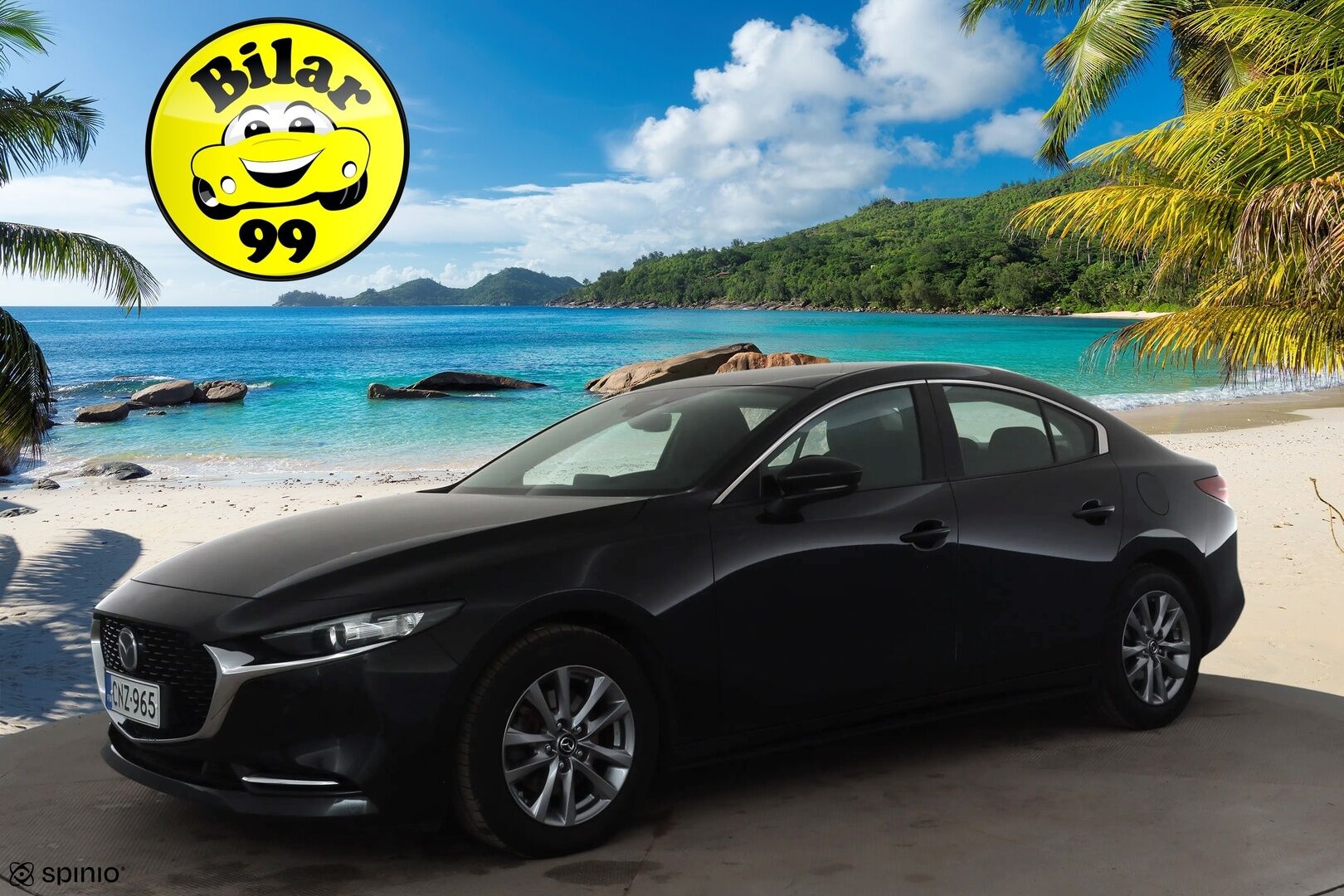 Mazda 3 2019 Sedan 2,0 (180 hv) SKYACTIV-X Vision Plus MT KM2 * ACC / P.kamera / LED / Lohko+Sisä / Koukku / KeylessGo * - Suomi-auto / Kahdet renkaat aluvanteilla