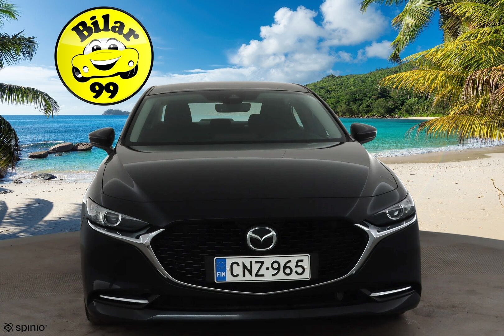 Mazda 3 2019 Sedan 2,0 (180 hv) SKYACTIV-X Vision Plus MT KM2 * ACC / P.kamera / HUD / LED / Lohko+Sisä / Koukku / KeylessGo * - Suomi-auto / Kahdet renkaat aluvanteilla - HULLUT AVAJAISHULINAT KORKOTARJOUS 3,29 %