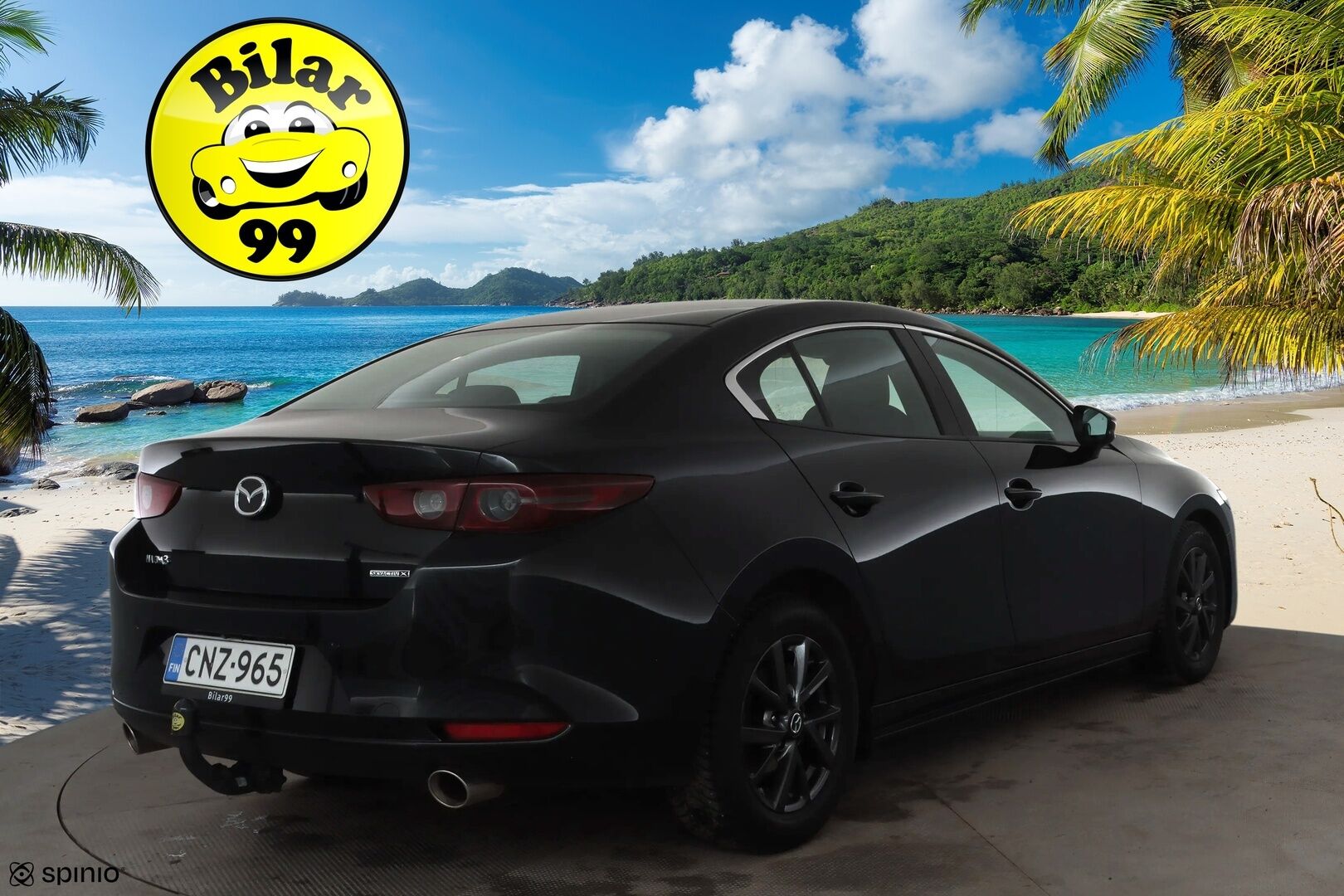 Mazda 3 2019 Sedan 2,0 (180 hv) SKYACTIV-X Vision Plus MT KM2 * ACC / P.kamera / HUD / LED / Lohko+Sisä / Koukku / KeylessGo * - Suomi-auto / Kahdet renkaat aluvanteilla - HULLUT AVAJAISHULINAT KORKOTARJOUS 3,29 %
