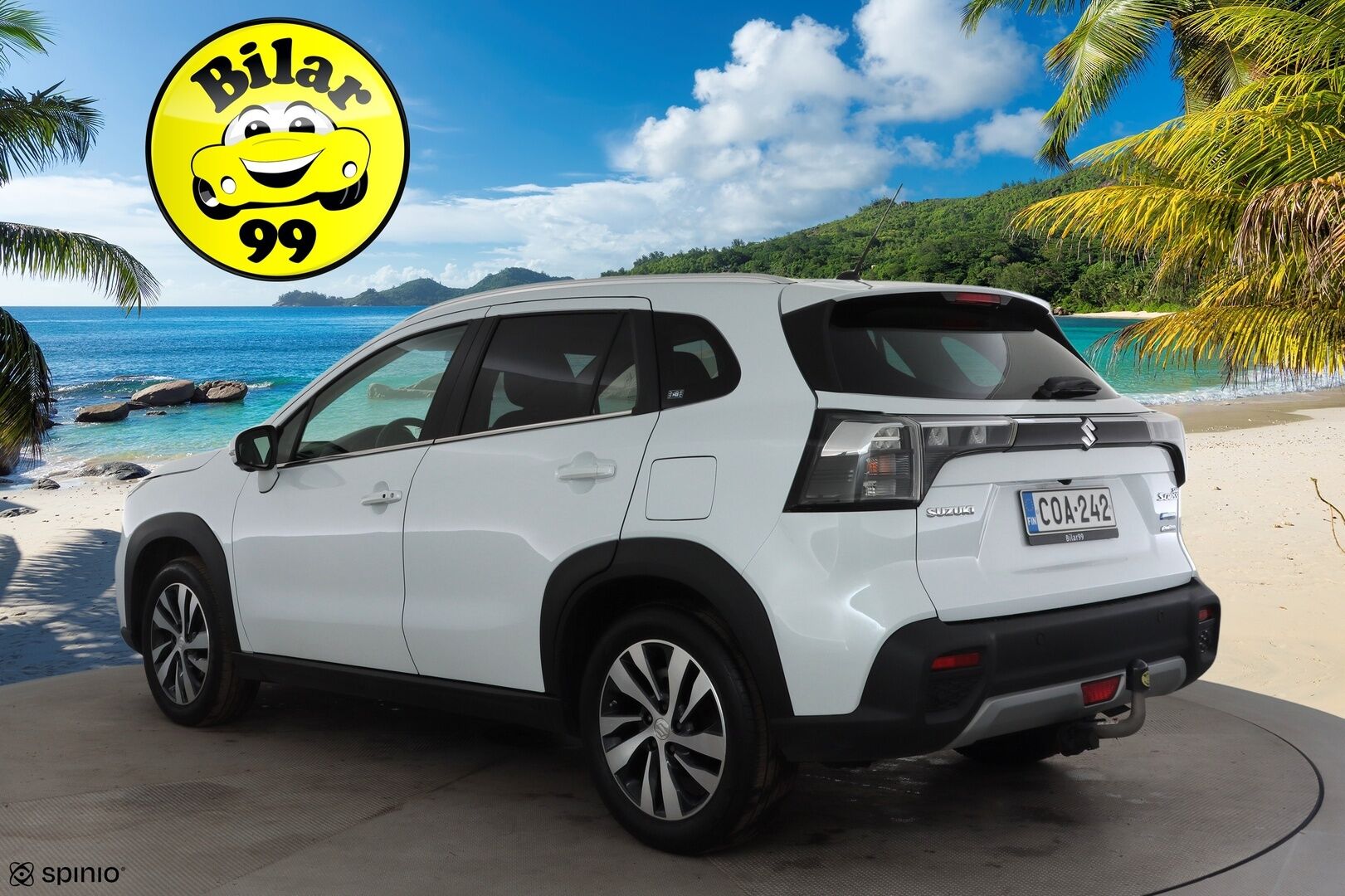 Suzuki S-Cross 2022 1,4 BOOSTERJET 4WD GLX+SR 6AT* ACC / 360 kamera / Koukku / Panorama / Navi / Keyless / Apple&Android * - 1.Om Suomi auto / Merkkihuollettu / Lohkolämmitin / 2x renkaat alu vanteilla - HULLU BLACKWEEK KORKOTARJOUS 2,49%