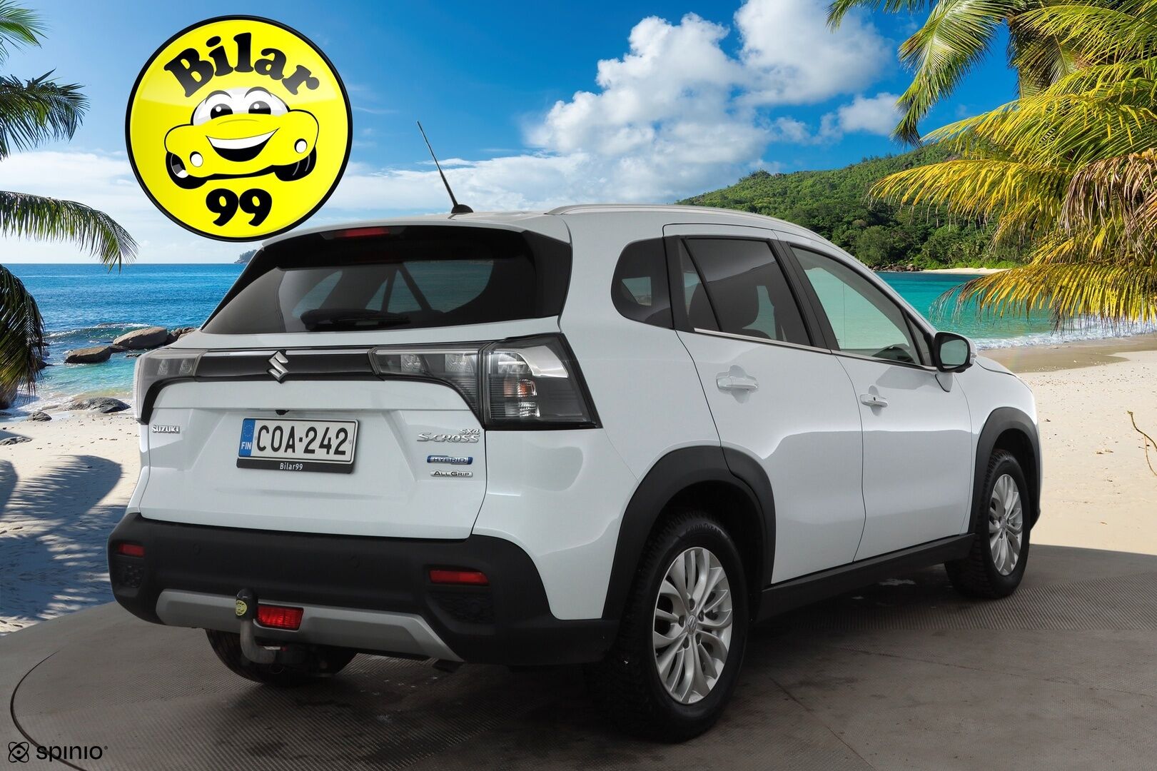 Suzuki S-Cross 2022 1,4 BOOSTERJET 4WD GLX+SR 6AT* ACC / 360 kamera / Koukku / Panorama / Navi / Keyless / Apple&Android * - 1.Om Suomi auto / Merkkihuollettu / Lohkolämmitin / 2x renkaat alu vanteilla - HULLU BLACKWEEK KORKOTARJOUS 2,49%