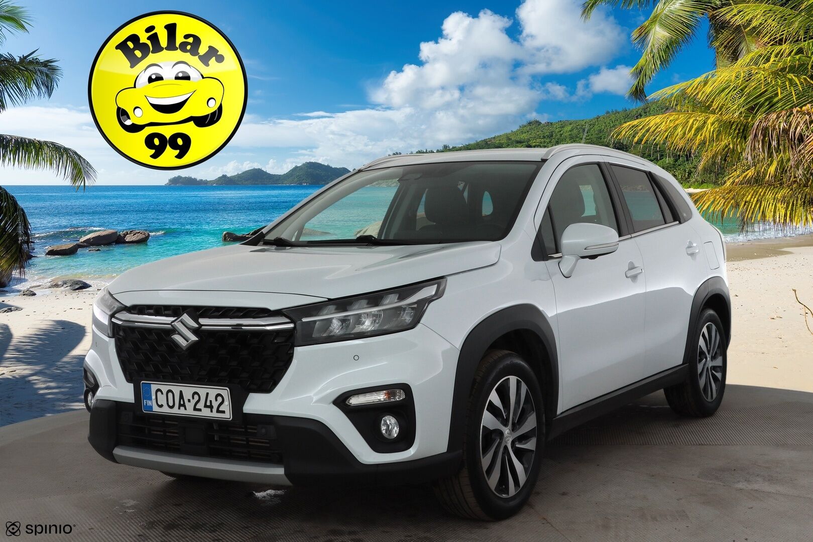 Suzuki S-Cross 2022 1,4 BOOSTERJET 4WD GLX+SR 6AT* ACC / 360 kamera / Koukku / Panorama / Navi / Keyless / Apple&Android * - 1.Om Suomi auto / Merkkihuollettu / Lohkolämmitin / 2x renkaat alu vanteilla - HULLU BLACKWEEK KORKOTARJOUS 2,49%