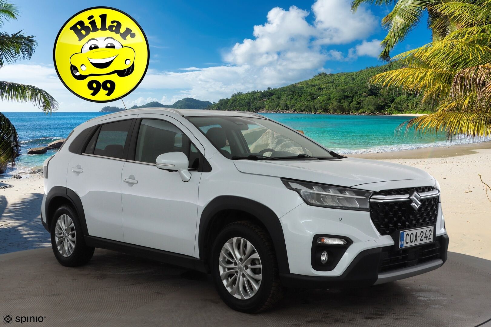 Suzuki S-Cross 2022 1,4 BOOSTERJET 4WD GLX+SR 6AT* ACC / 360 kamera / Koukku / Panorama / Navi / Keyless / Apple&Android * - 1.Om Suomi auto / Merkkihuollettu / Lohkolämmitin / 2x renkaat alu vanteilla - HULLU BLACKWEEK KORKOTARJOUS 2,49%