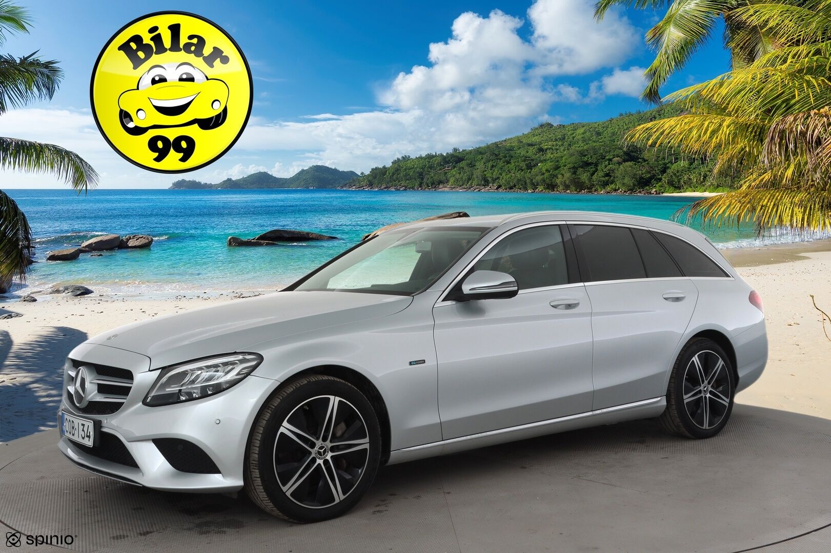 Mercedes-Benz C 2020 300 de T A Business Avantgarde Edition EQ Power * Digimittaristo / Lisälämmitin / P.Kamera / Koukku / LED / Sportpenkit* - 1-om Suomi-auto / 2x Latauskaapelit / Todella vähän ajettu! - HULLUT AVAJAISHULINAT KORKOTARJOUS 3,29 %