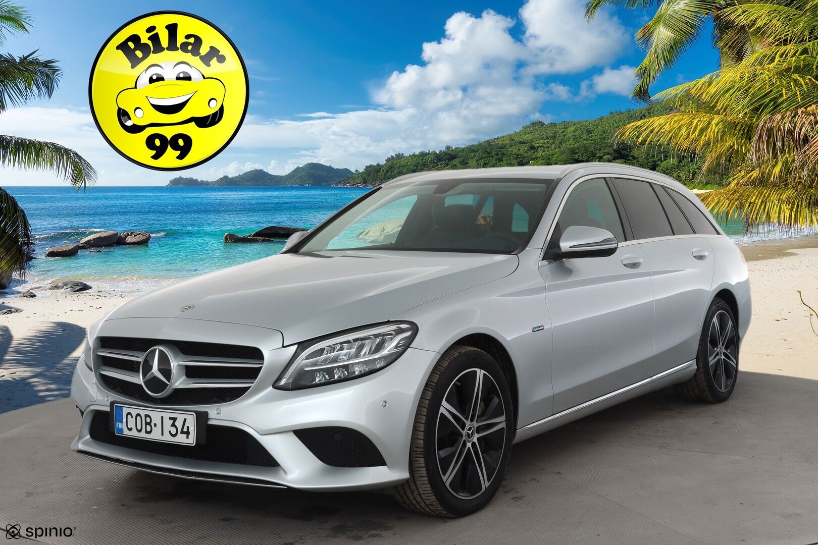 Mercedes-Benz C 2020 300 de T A Business Avantgarde Edition EQ Power * Digimittaristo / Lisälämmitin / P.Kamera / Koukku / LED / Sportpenkit* - 1-om Suomi-auto / 2x Latauskaapelit / Todella vähän ajettu! - HULLUT AVAJAISHULINAT KORKOTARJOUS 3,29 %