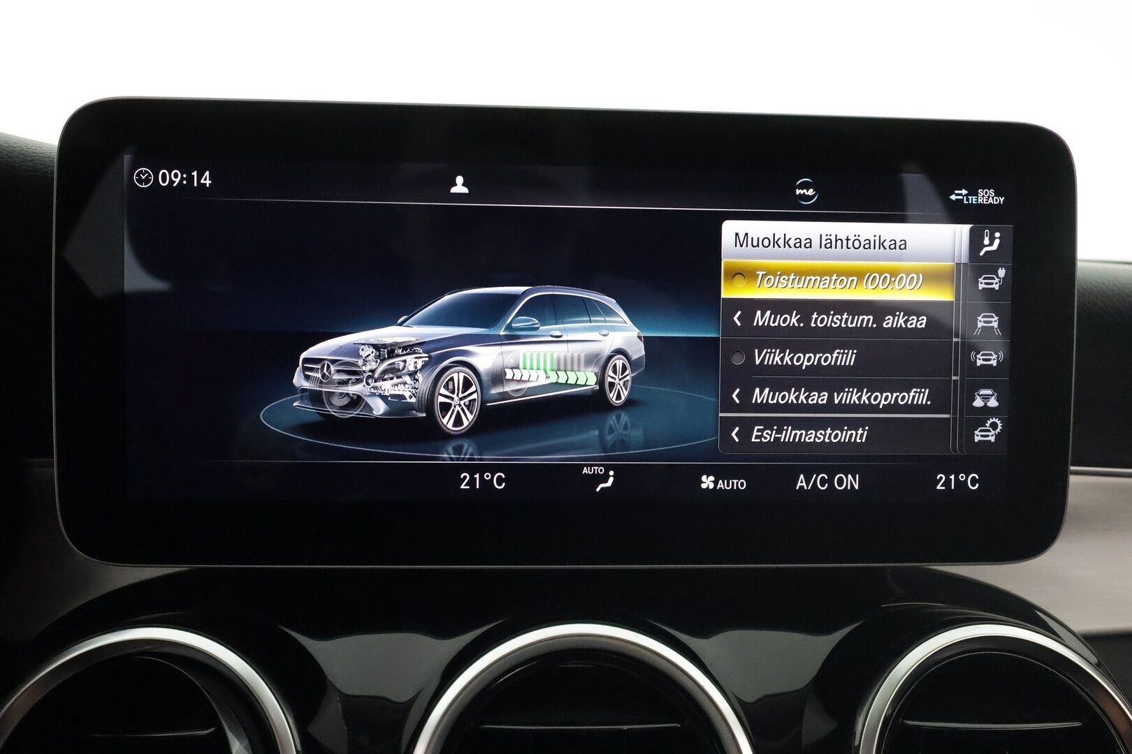 Mercedes-Benz C 2020 300 de T A Business Avantgarde Edition EQ Power ** TULOSSA PIAN** - 3,99 % KORKOTARJOUS TÄHÄN AUTOON - 1.Om Suomi-auto / P. Kamera / LED-High Performance / Sporttipenkit / Navi / Digimittaristo / Aut. Ilmastointi / 2x Renkaat