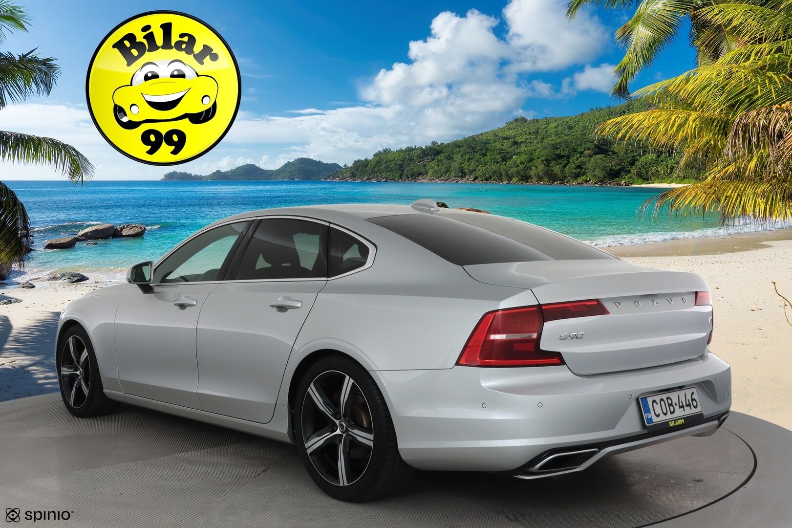 Volvo S90 2018 D4 AWD R-Design aut - Webasto / Adapt.Vakkari / Kattoluukku / High Performance Audio / Peruutuskamera / Nahka-Alcantara / Full LED / Muistipenkki / Näyttävä!