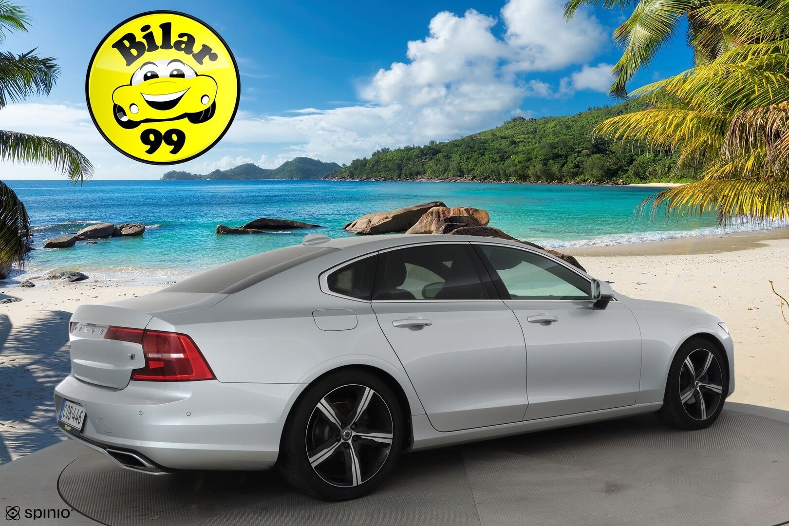 Volvo S90 2018 D4 AWD R-Design aut **Lasikattoluukku / Adapt.Vakkari / Full-LED / P.Kamera / Sporttipenkki Muistilla / Webasto / Navi** - Kahdet Renkaat