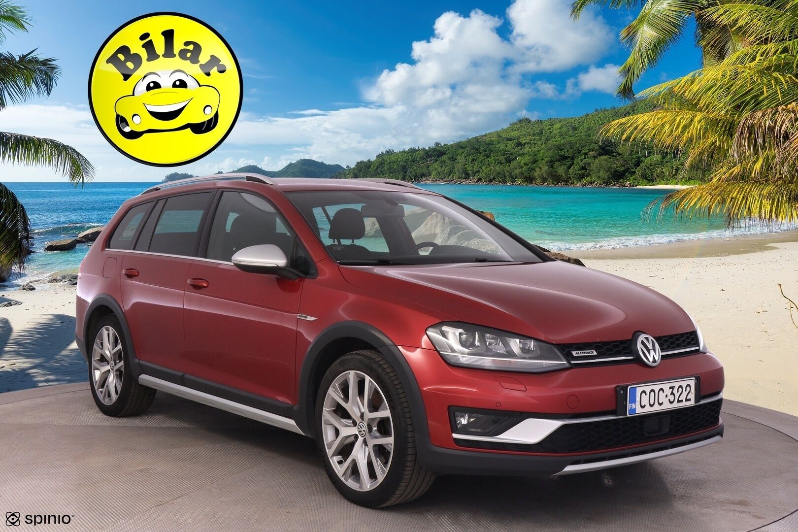 Volkswagen Golf 2016 Variant Alltrack 1,8 TSI 132 kW 4MOTION DSG - Webasto | ACC | Koukku | Tutkat | Xenon | 2x Uudet renkaat | Huoltokirja | Upea metalliväri | Tarkasti huollettu |