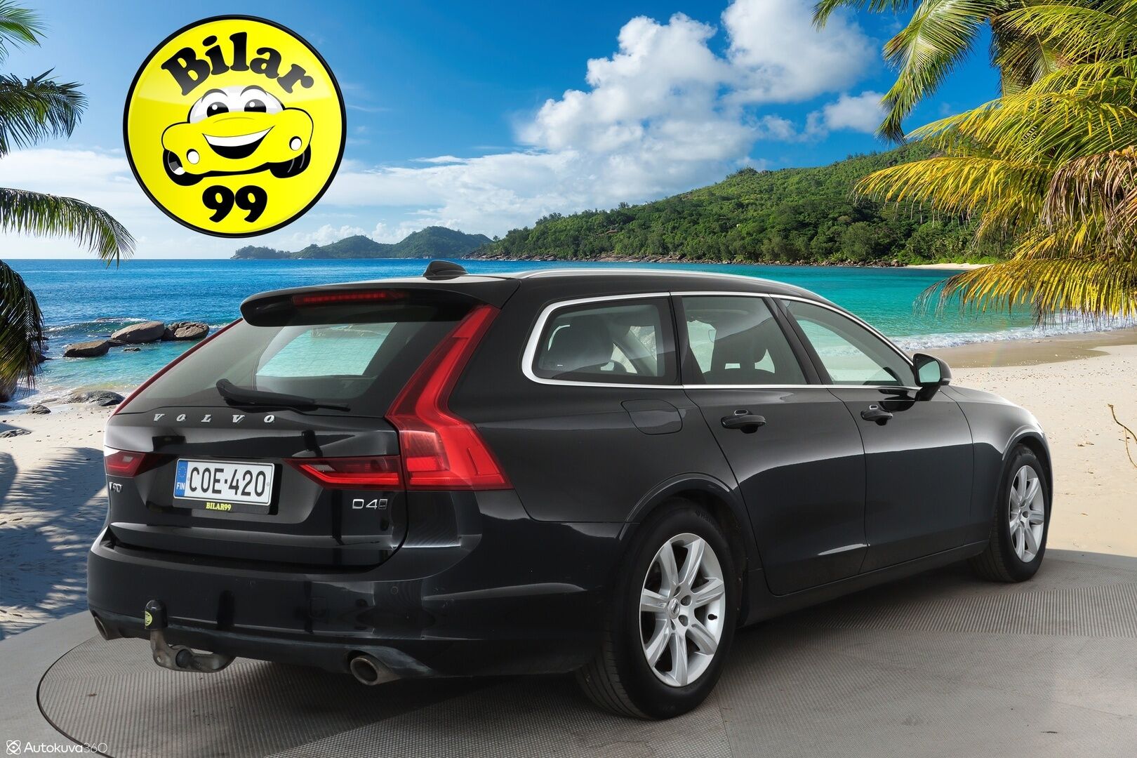 Volvo V90 2018 D4 AWD Business aut **Webasto / Adapt.vakkari / Puolinahat / KeylessGo / P.tutka** - Ilman AD-blue järjestelmää! / Full-Led / 