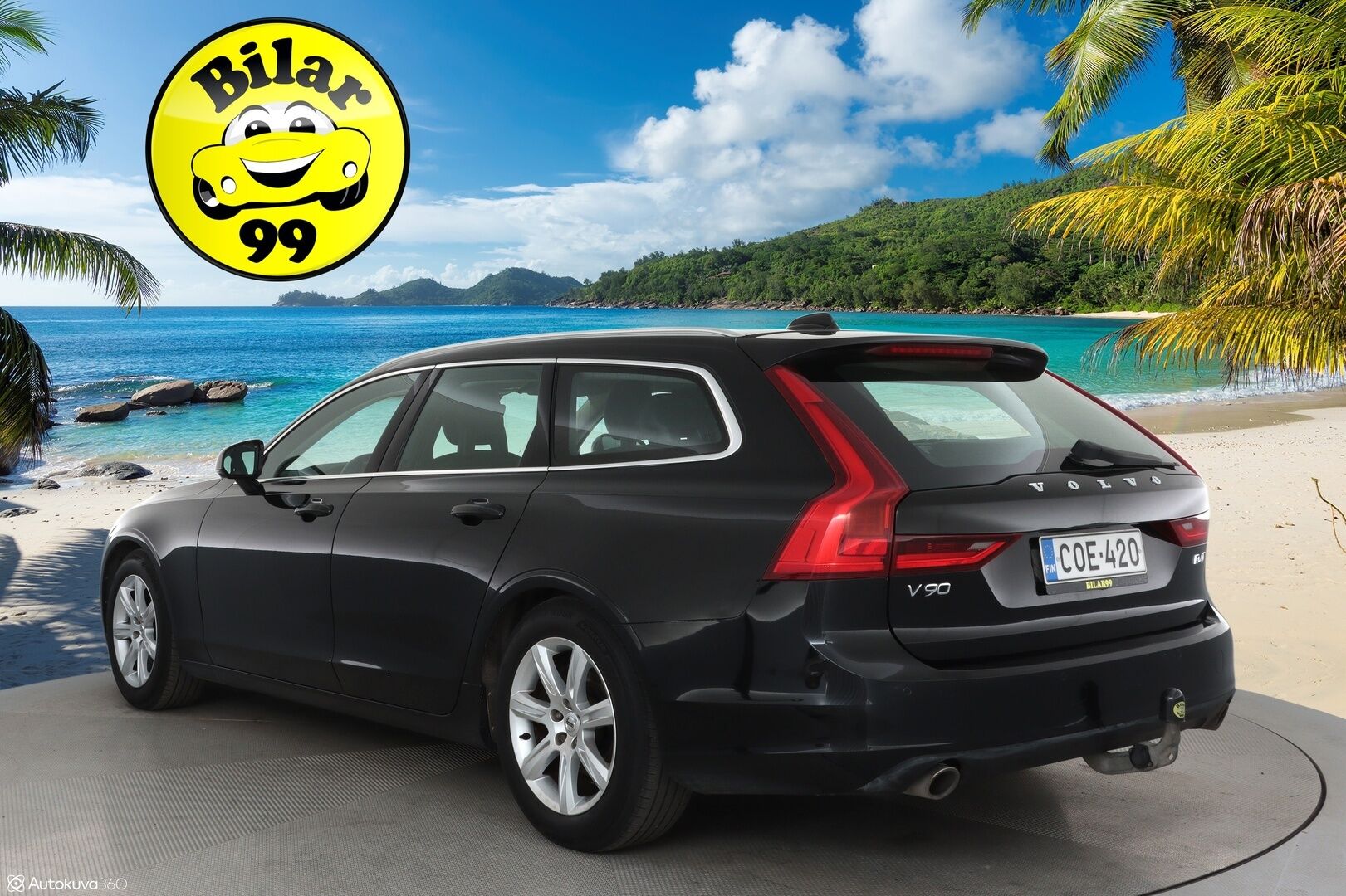 Volvo V90 2018 D4 AWD Business aut **Webasto / Adapt.vakkari / Puolinahat / KeylessGo / P.tutka** - Ilman AD-blue järjestelmää! / Full-Led / 