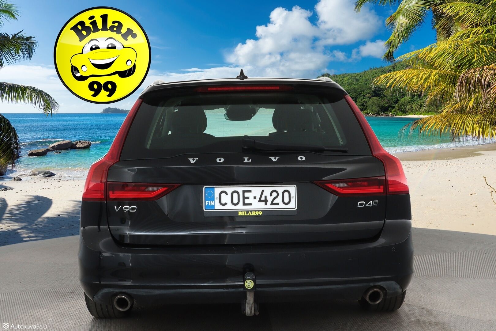 Volvo V90 2018 D4 AWD Business aut **Webasto / Adapt.vakkari / Puolinahat / KeylessGo / P.tutka** - Ilman AD-blue järjestelmää! / Full-Led / 
