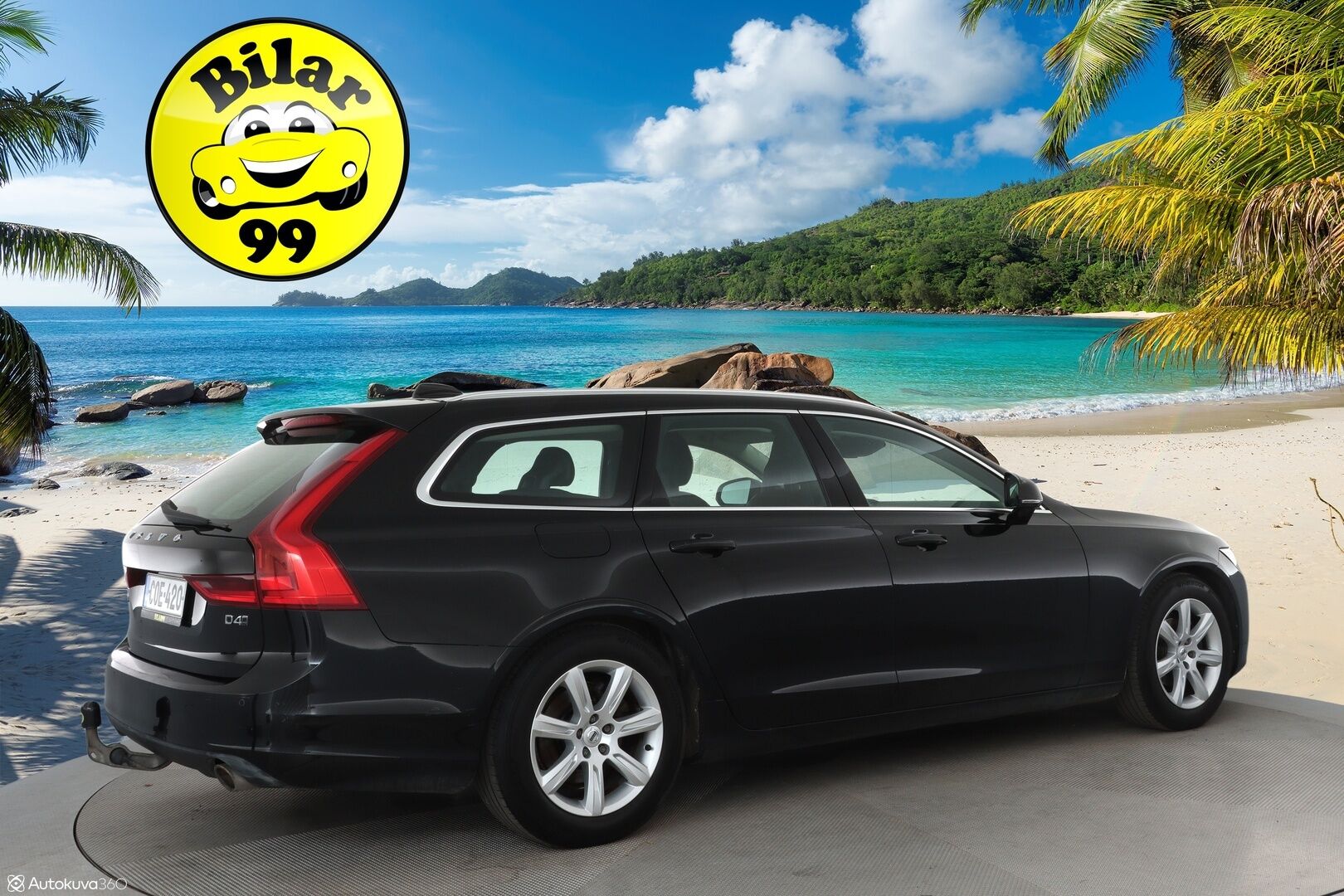 Volvo V90 2018 D4 AWD Business aut **Webasto / Adapt.vakkari / Puolinahat / KeylessGo / P.tutka** - Ilman AD-blue järjestelmää! / Full-Led / 