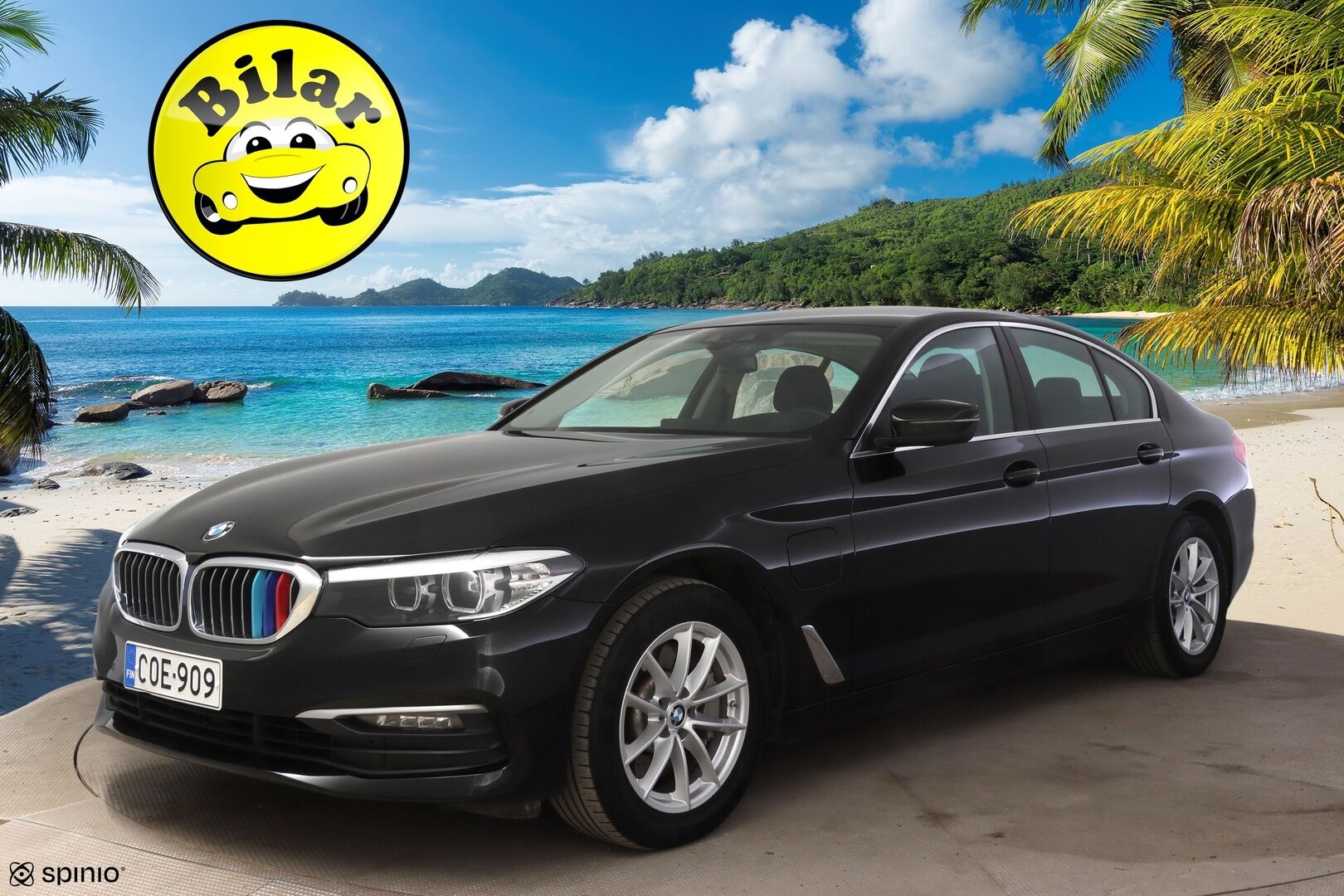 BMW 530 2020 G30 Sedan 530e xDrive A Charged Edition * M- sport ratti / Peruutuskamera / Rartinlämmitys/  Kaukovaloassistentti * - * Suomi-Auto / 2- Omisteinen / Kahdet renkaat Bmw:n vanteilla *