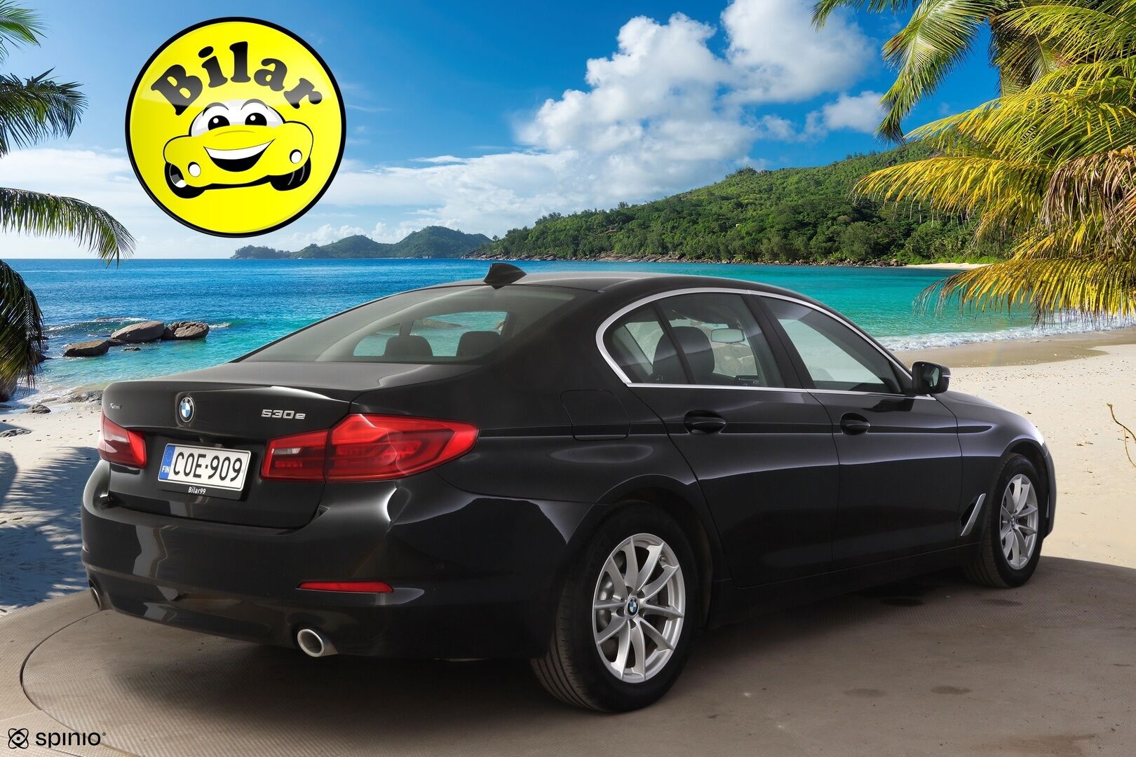 BMW 530 2020 G30 Sedan 530e xDrive A Charged Edition * M- sport ratti / Peruutuskamera / Rartinlämmitys/  Kaukovaloassistentti * - * Suomi-Auto / 2- Omisteinen / Kahdet renkaat Bmw:n vanteilla *
