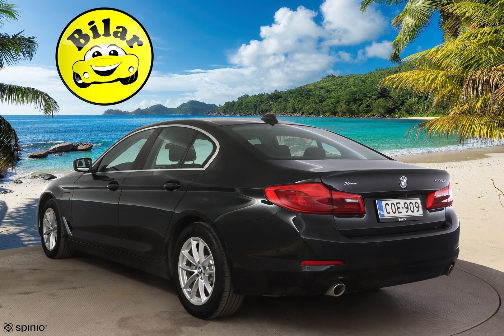 BMW 530 2020 G30 Sedan 530e xDrive A Charged Edition * M- sport ratti / Peruutuskamera / Rartinlämmitys/  Kaukovaloassistentti * - * Suomi-Auto / 2- Omisteinen / Kahdet renkaat Bmw:n vanteilla *