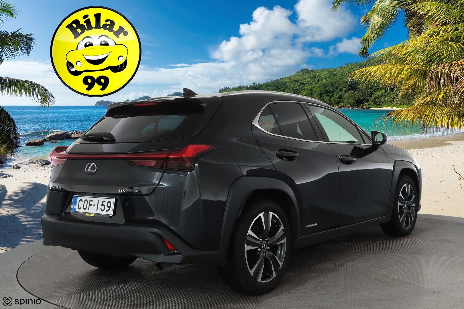 Lexus UX 2019 250h AWD Premium * Adapt.Vakkari / Mark&Levinson / Nahkasisusta / Sähköpenkit / Lohkolämmitin / Navi / LED - Suomi-auto / Kahdet renkaat aluvanteilla / Merkkihuollettu / Hyvät varusteet!