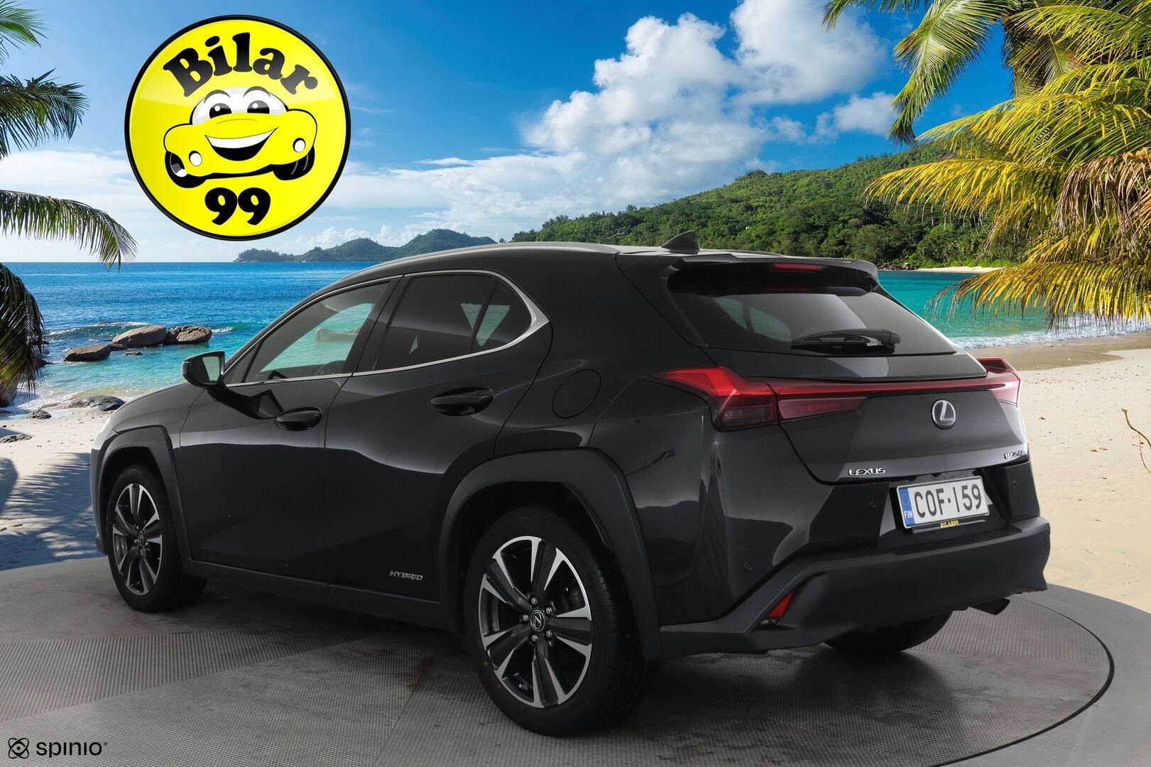 Lexus UX 2019 250h AWD Premium * Adapt.Vakkari / Mark&Levinson / Nahkasisusta / Sähköpenkit / Lohkolämmitin / Navi / LED - Suomi-auto / Kahdet renkaat aluvanteilla / Merkkihuollettu / Hyvät varusteet!