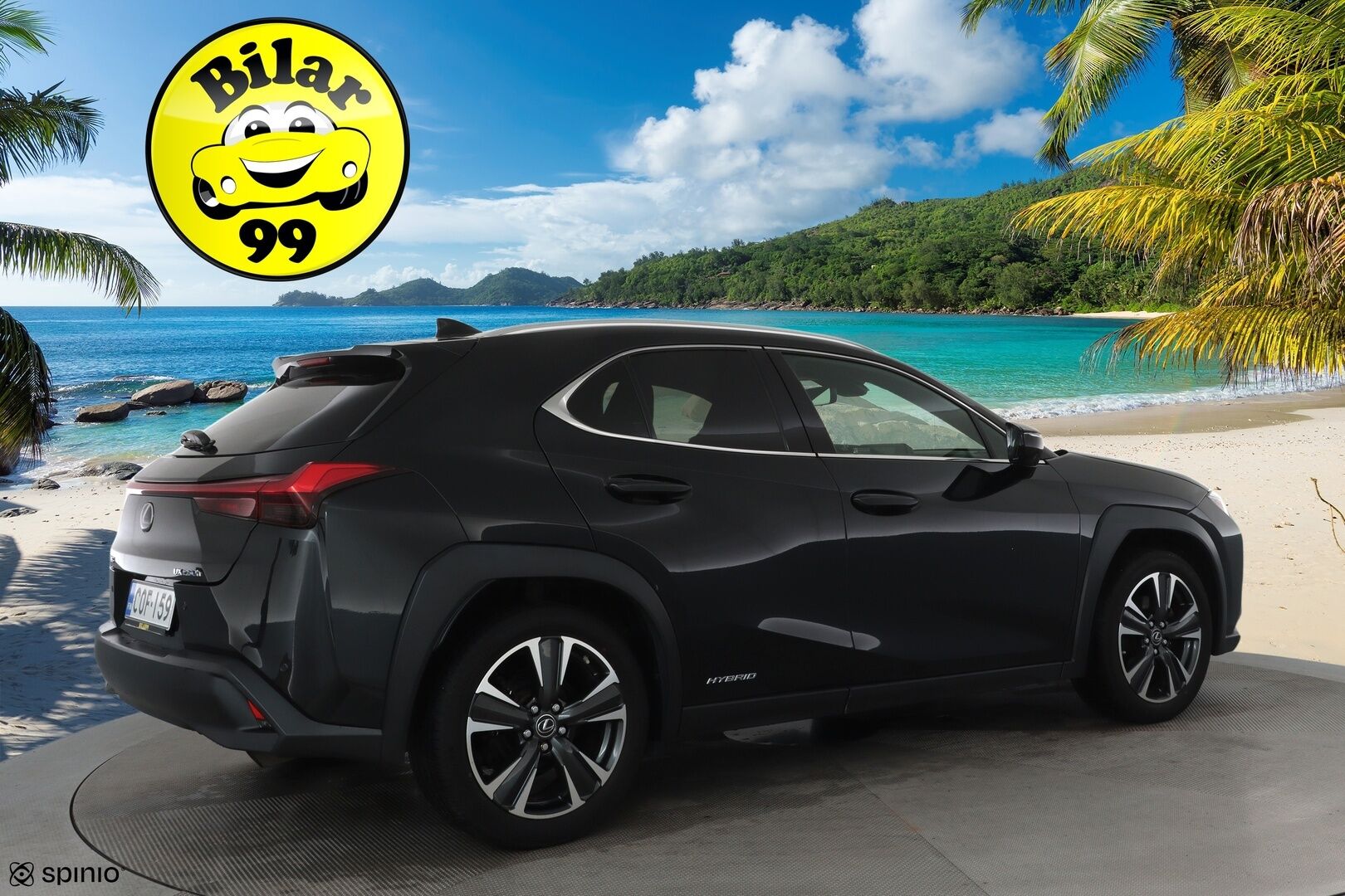 Lexus UX 2019 250h AWD Premium * Adapt.Vakkari / Mark&Levinson / Nahkasisusta / Sähköpenkit / Lohkolämmitin / Navi / LED - Suomi-auto / Kahdet renkaat aluvanteilla / Merkkihuollettu / Hyvät varusteet!