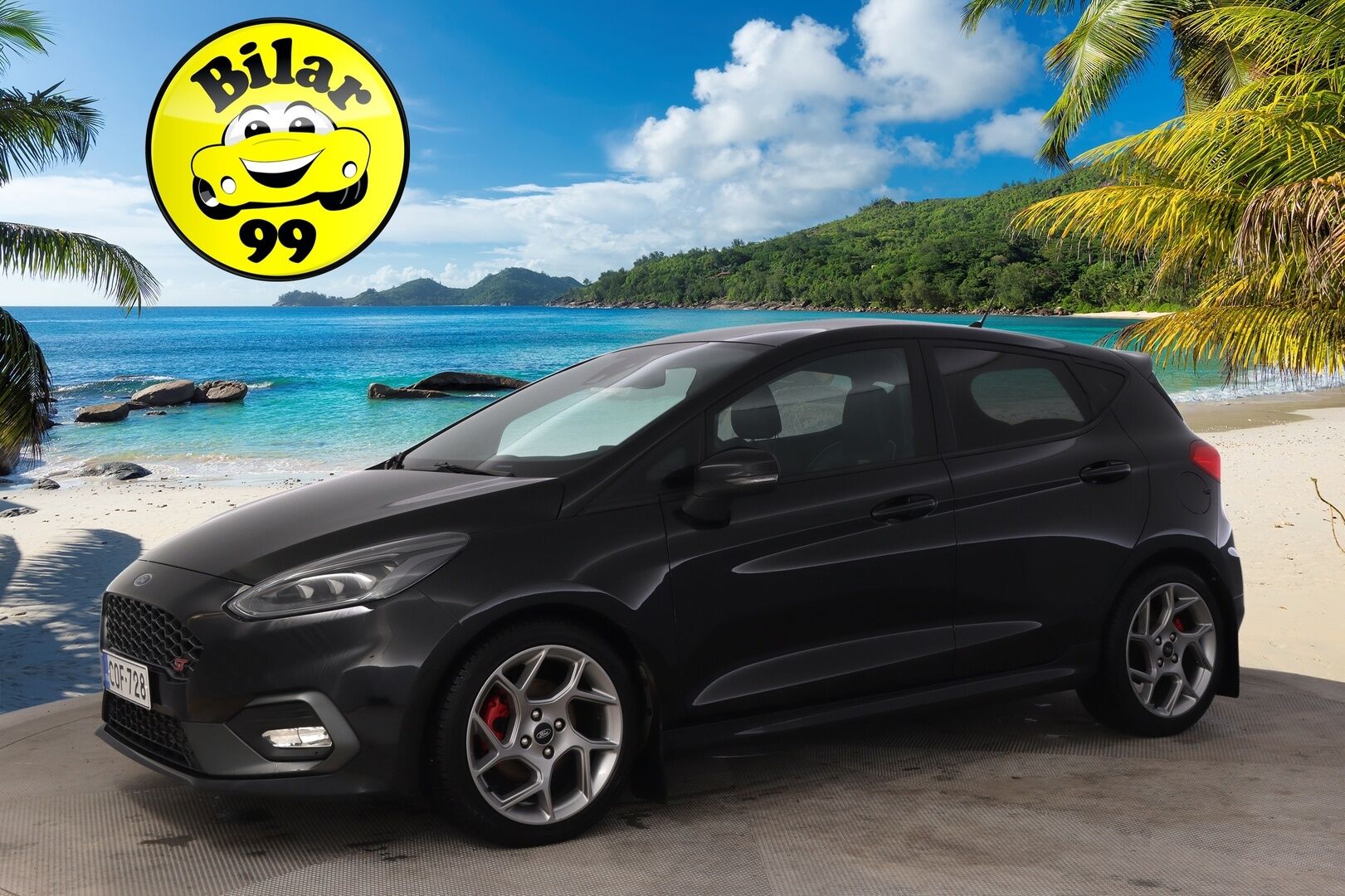 Ford Fiesta 2020 1,5 EcoBoost 200hv M6 ST 5-ovinen *Recaro / Bang & Olufsen / Lämpöpaketti / Navigointi* - BLIS / Mustasisäkatto / Kaistavahti / AppleCarplay / LED / Hyvin Huollettu 