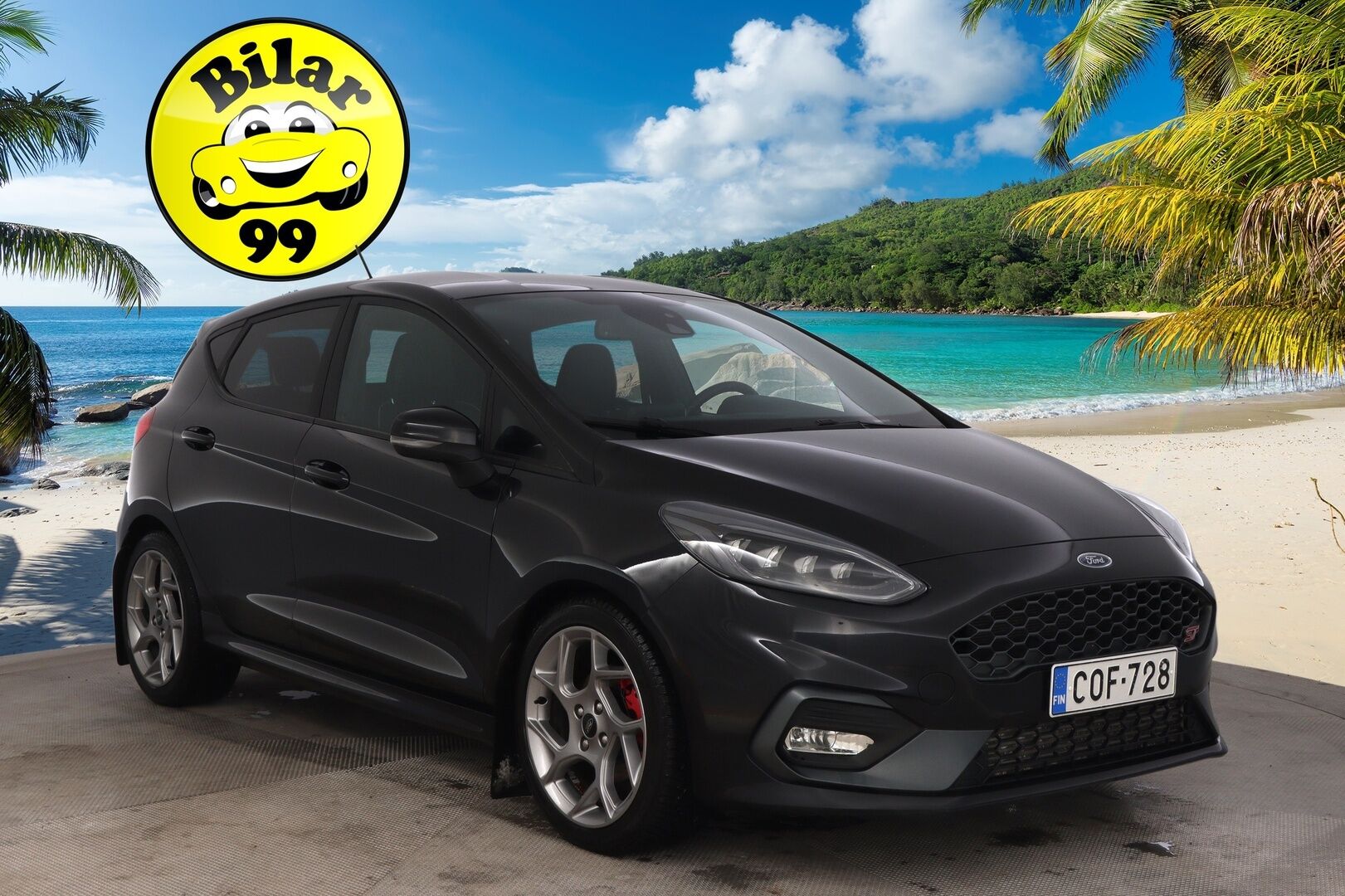 Ford Fiesta 2020 1,5 EcoBoost 200hv M6 ST 5-ovinen *Recaro / Bang & Olufsen / Lämpöpaketti / Navigointi* - BLIS / Mustasisäkatto / Kaistavahti / AppleCarplay / LED / Hyvin Huollettu 