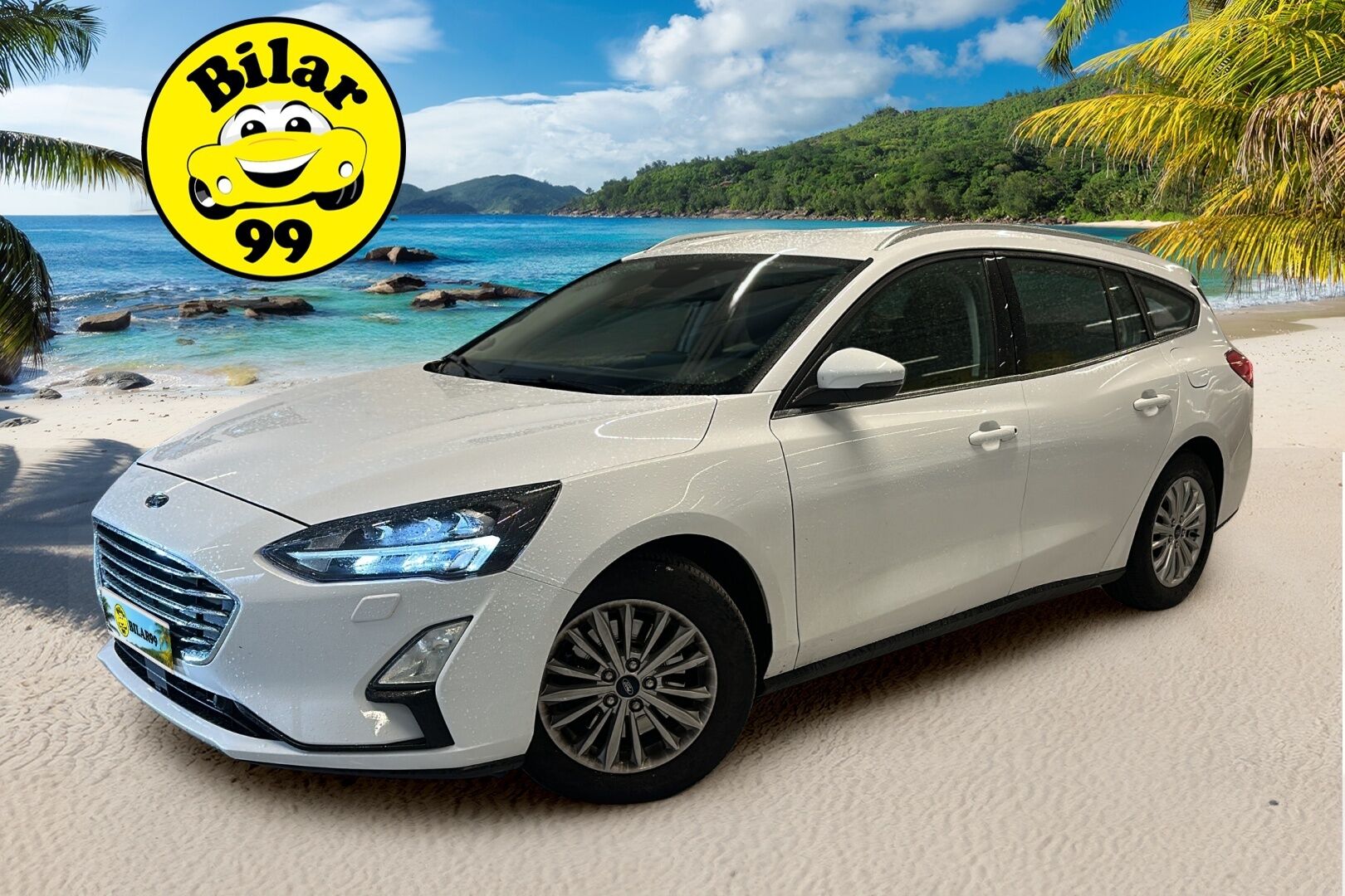 Ford Focus 2020 1,0 EcoBoost 125hv A8 Titanium Wagon - Acc | Lane-assist | Navi | Ratinlämmitin | Liikennemerkkien tunnistin | Tutkat 