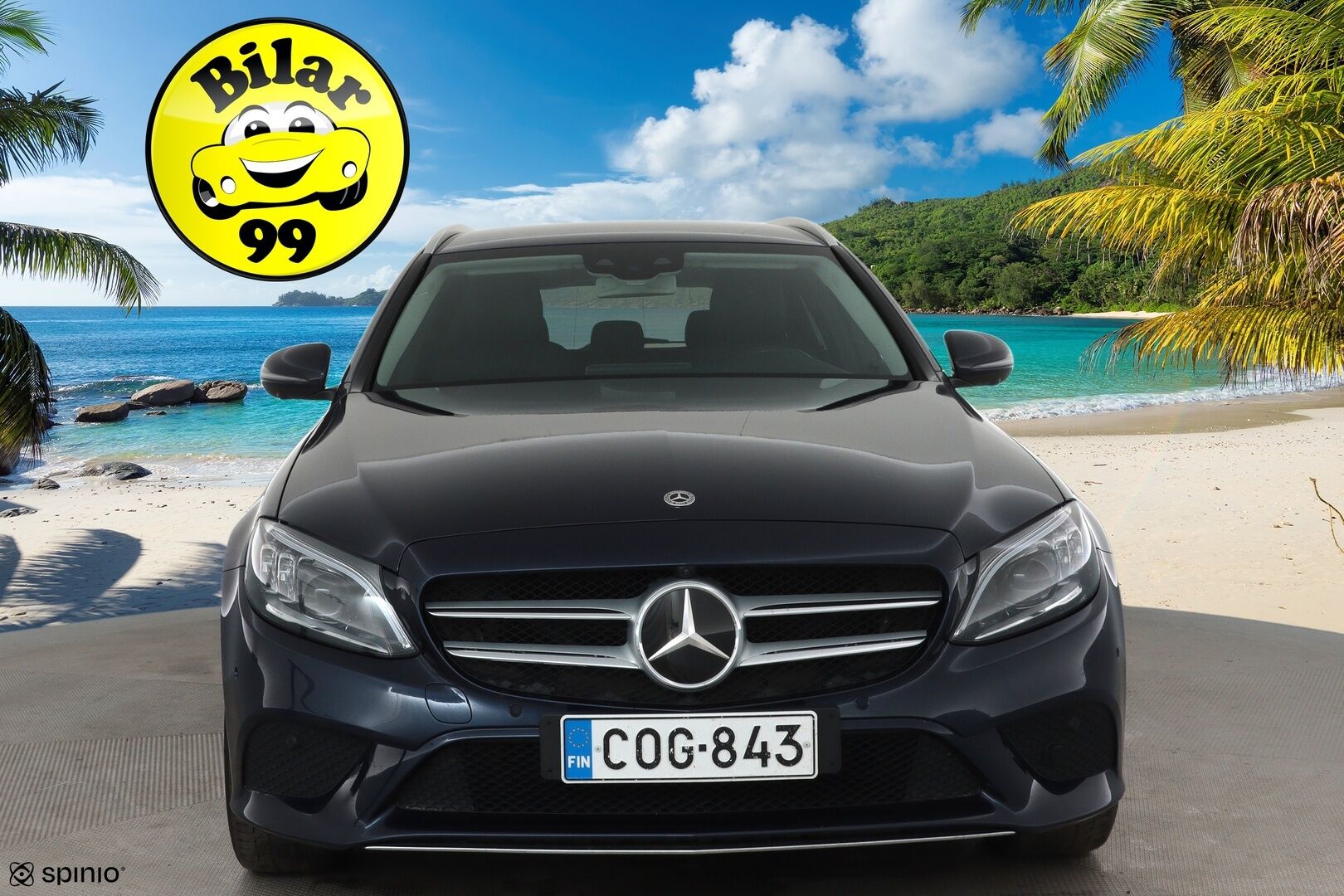 Mercedes-Benz C 2019 220 d T A Business **Adapt.vakkari / Burmester / Webasto / Koukku / Multibeam / 360° / Sporttipenkit Muistilla** - Kahdet Renkaat / **HUIPPU VARUSTEET**