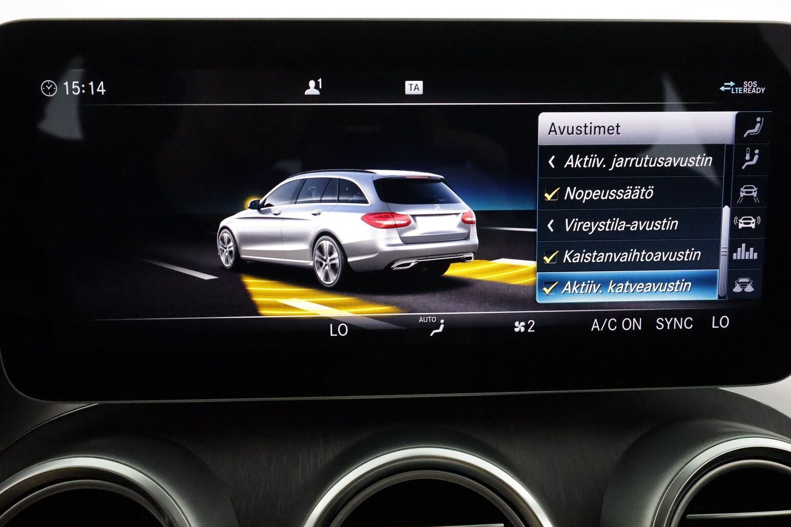 Mercedes-Benz C 2019 220 d T A Business **Adapt.vakkari / Burmester / Webasto / Koukku / Multibeam / 360° / Sporttipenkit Muistilla** - Kahdet Renkaat / **HUIPPU VARUSTEET**