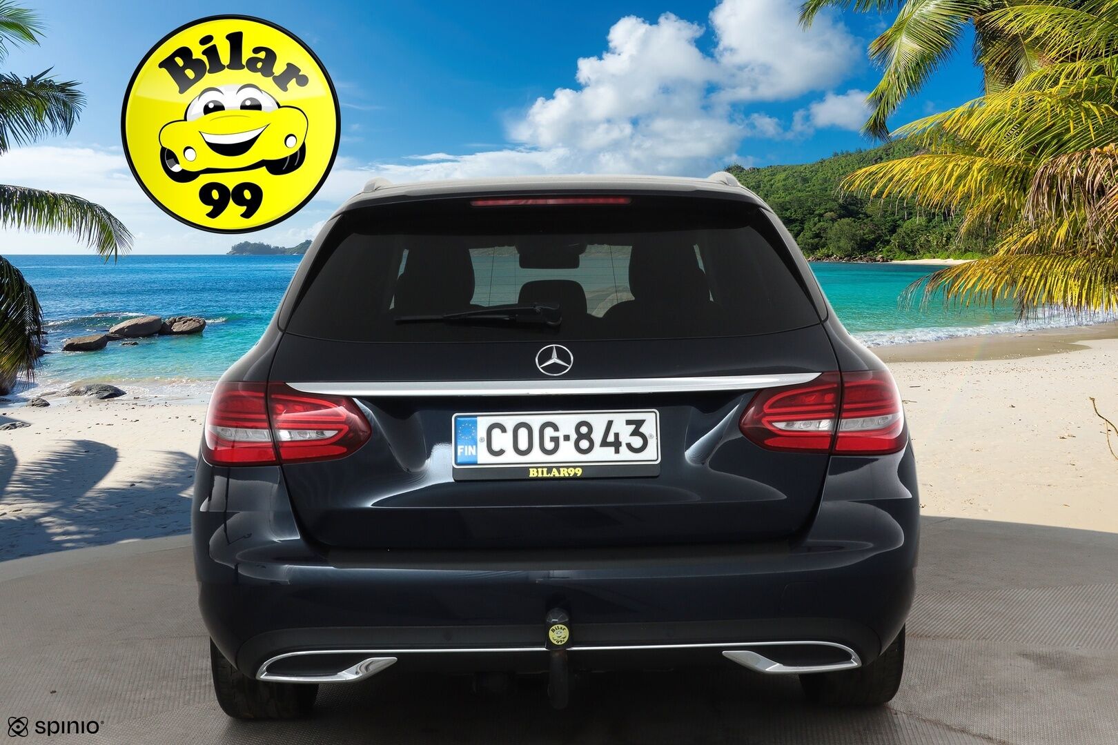 Mercedes-Benz C 2019 220 d T A Business **Adapt.vakkari / Burmester / Webasto / Koukku / Multibeam / 360° / Sporttipenkit Muistilla** - Kahdet Renkaat / **HUIPPU VARUSTEET**