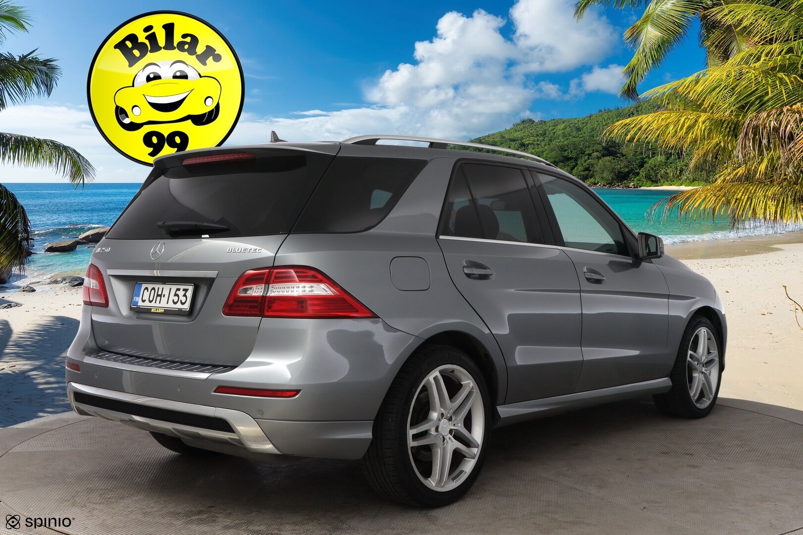 Mercedes-Benz ML 2013 250 BlueTec 4Matic Premium Business AMG - Ilma-alusta / Nahka-Alcantara / Kattoluukku / Vetokoukku / Lohko & Sisäpistoke / Comand Navi / ILS Xenon / Hyvin varusteltu!