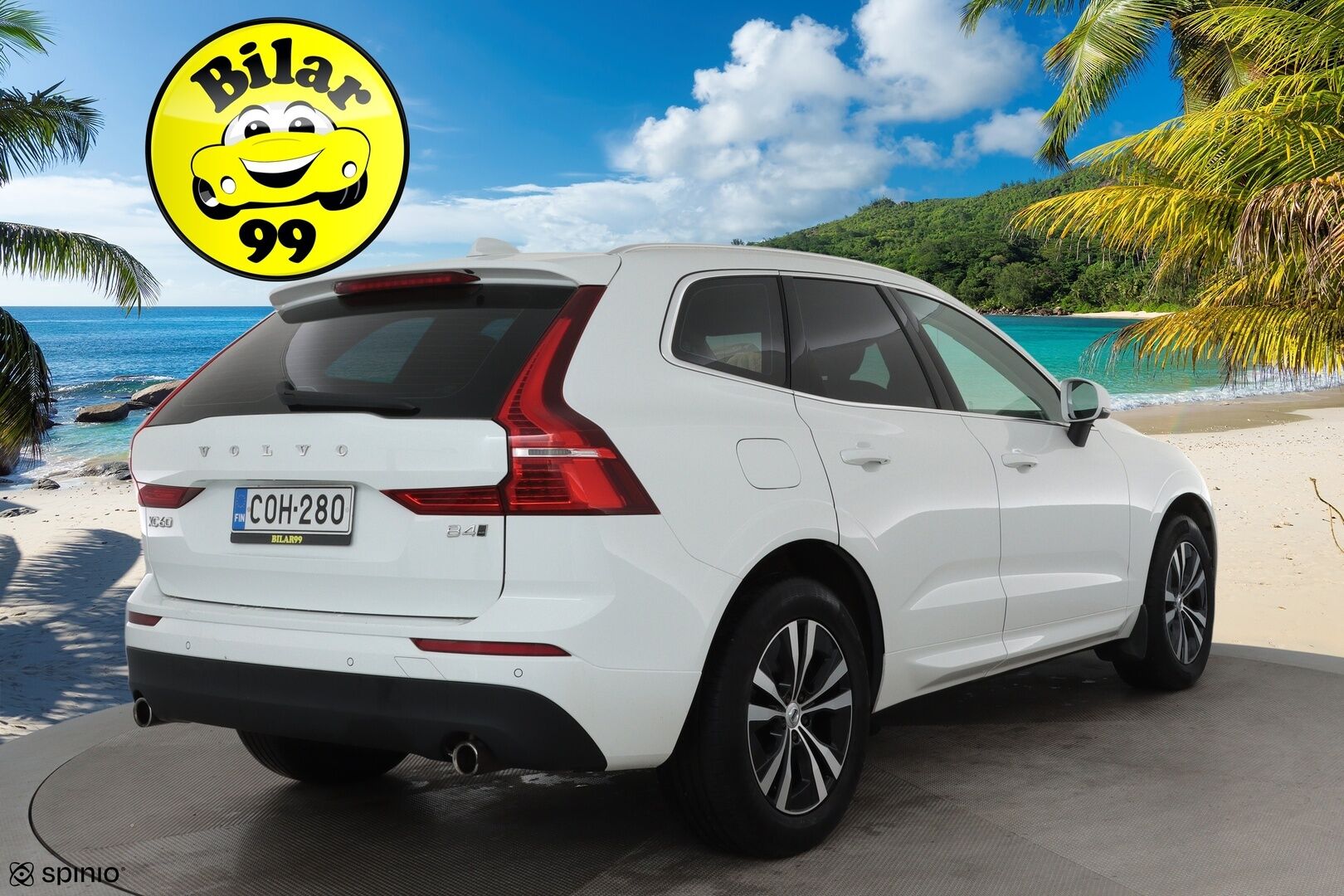 Volvo XC60 2020 B4 AWD MHEV Business aut - 3,99 % KORKOTARJOUS TÄHÄN AUTOON 31.8. ASTI! - 1Om Suomiauto / Webasto / Adapt.Vakkari / VOC / Puolinahkasisusta / 2x Renkaat Aluvantein / Ratinlämmitys!