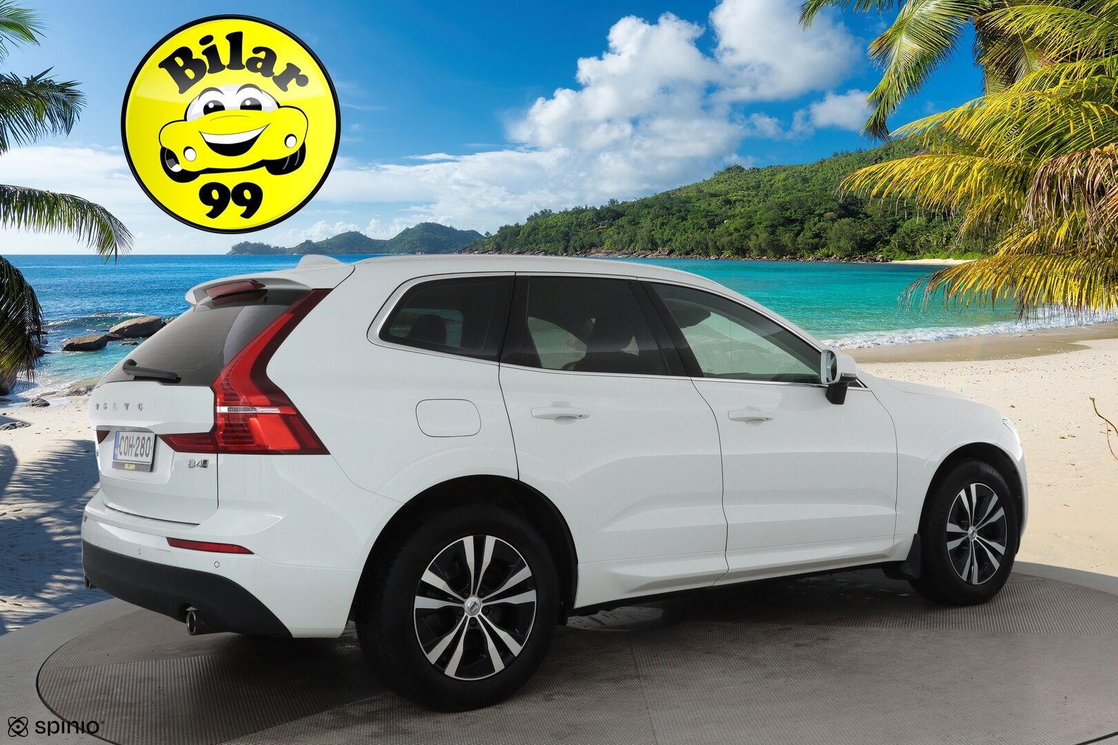 Volvo XC60 2020 B4 AWD MHEV Business aut - 3,99 % KORKOTARJOUS TÄHÄN AUTOON 31.8. ASTI! - 1Om Suomiauto / Webasto / Adapt.Vakkari / VOC / Puolinahkasisusta / 2x Renkaat Aluvantein / Ratinlämmitys!