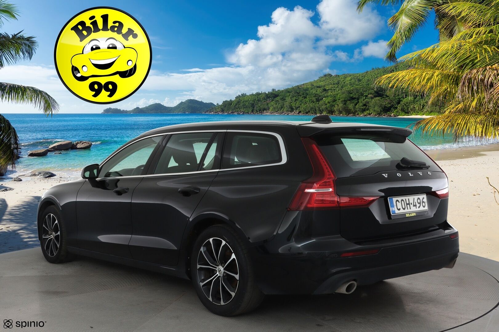 Volvo V60 2020 D4 AWD Business aut **Adapt.vakkari / Webasto / P.kamera / Muistipenkki / Ruskeat nahat / Full LED / KeylessGo** - Suomi-auto / Kahdet renkaat aluvanteilla / Penkinlämmittimet takana / Sähköluukku / Digimittaristo