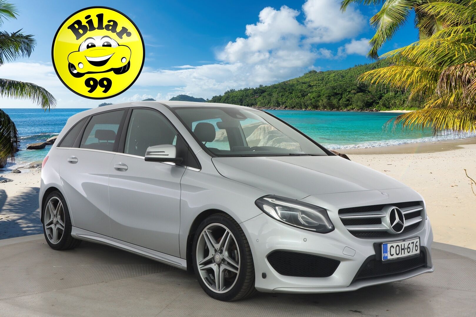MERCEDES-BENZ B 2016 200 CDI 4MATIC AMG - * AMG / H&K / Navi / LED / P-Kamera / Koukku / Navi / Tutkat *