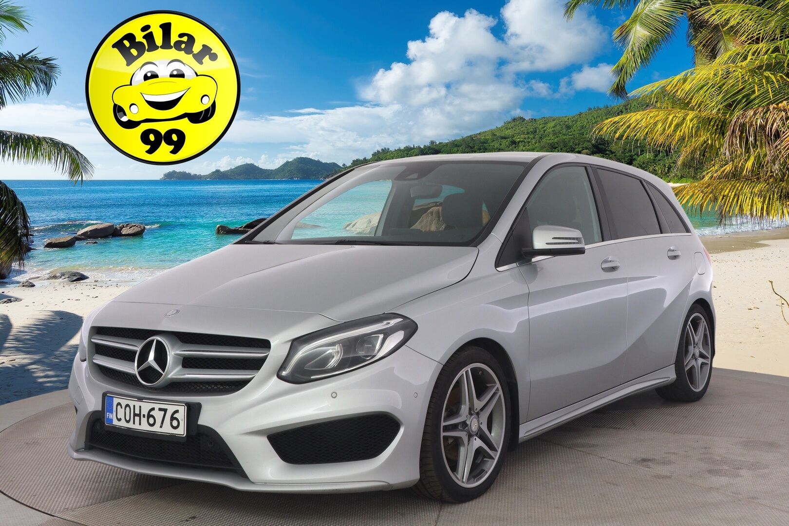 MERCEDES-BENZ B 2016 200 CDI 4MATIC AMG *AMG / Harman&Kardon / Navi / LED / P-Kamera / Koukku / Tutkat * - *Kahdet merkki renkaat vantein / Premium varustelu / Käytännöllinen*