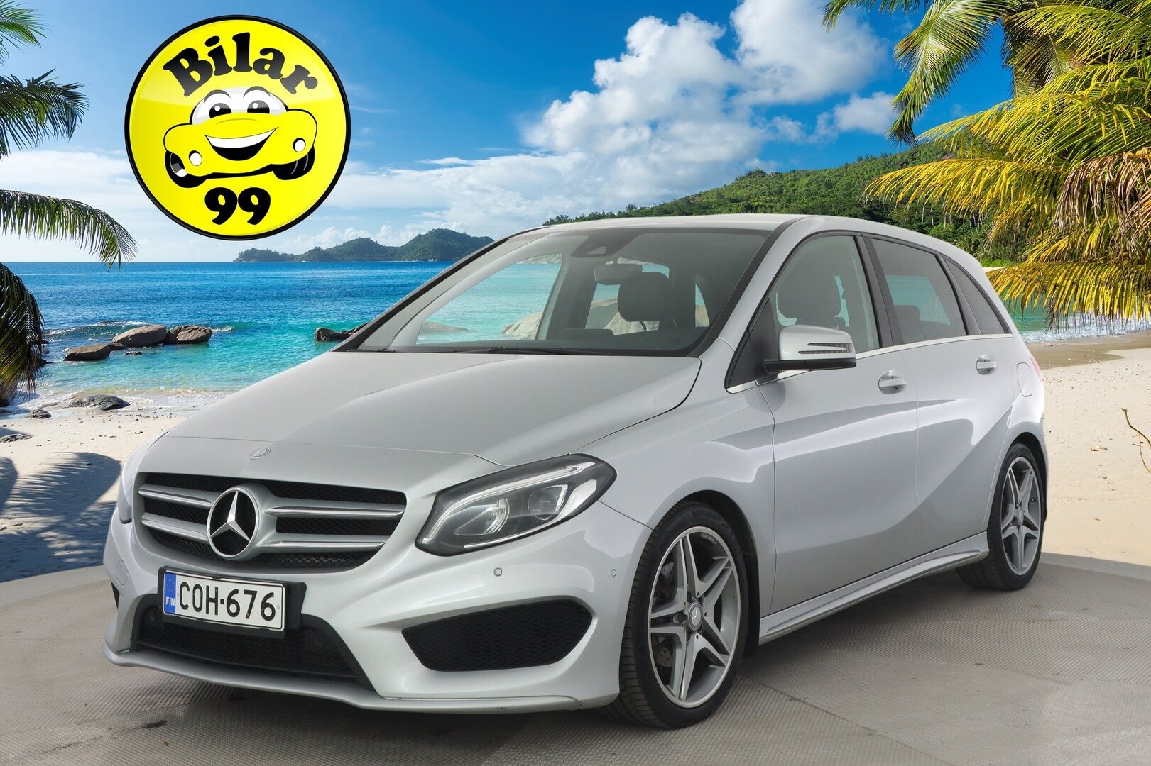 MERCEDES-BENZ B 2016 200 CDI 4MATIC AMG - * AMG / H&K / Navi / LED / P-Kamera / Koukku / Navi / Tutkat *