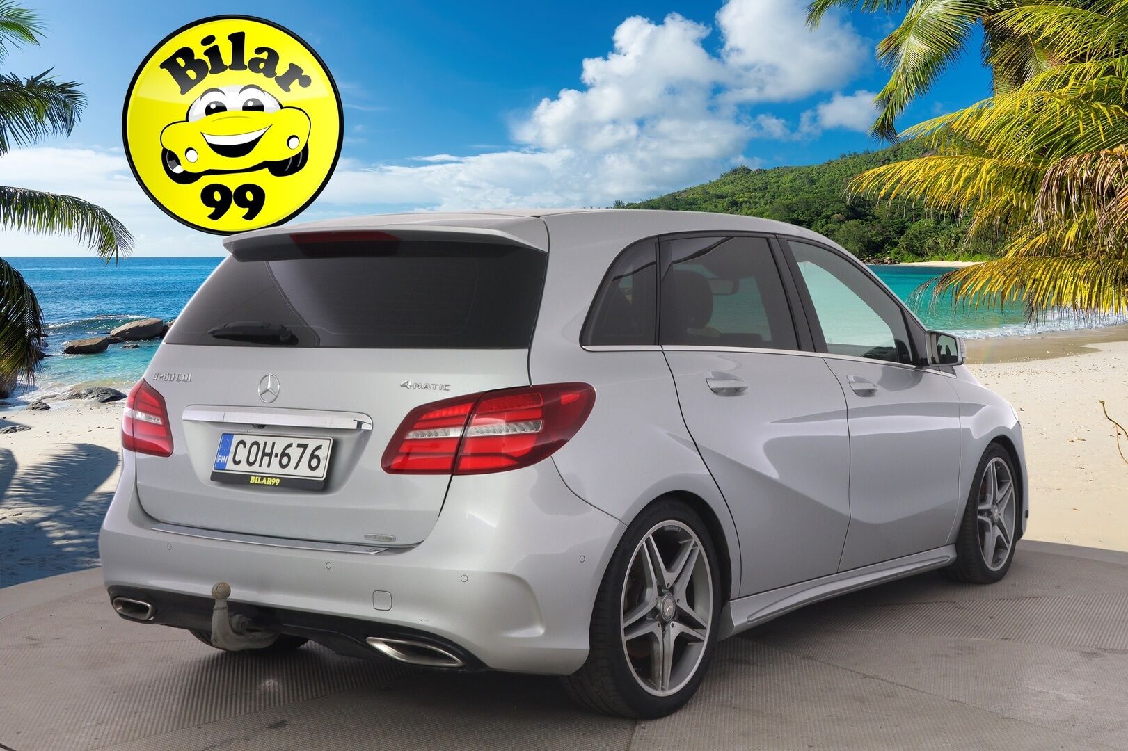 MERCEDES-BENZ B 2016 200 CDI 4MATIC AMG *AMG / Harman&Kardon / Navi / LED / P-Kamera / Koukku / Tutkat * - *Kahdet merkki renkaat vantein / Premium varustelu / Käytännöllinen*