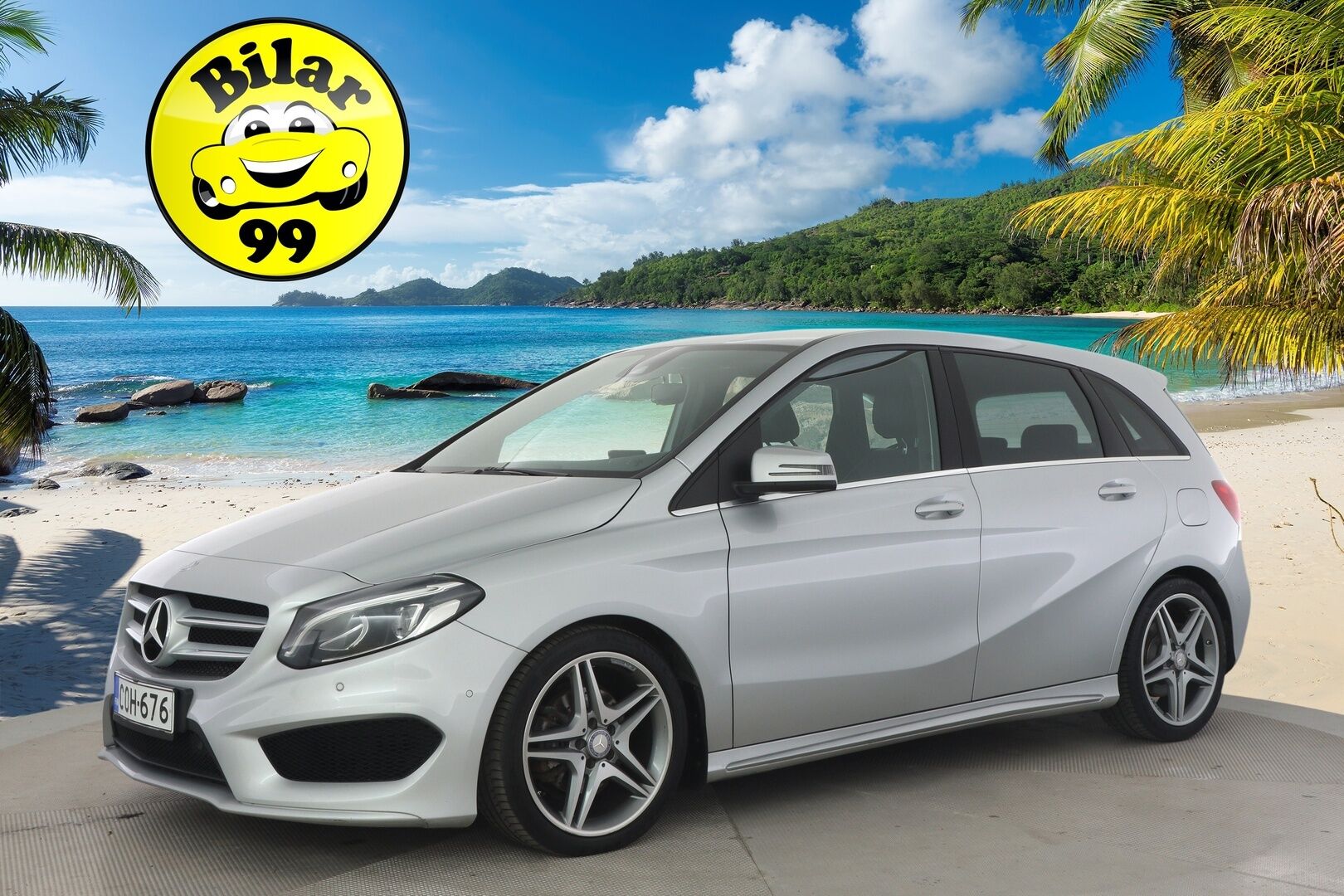 MERCEDES-BENZ B 2016 200 CDI 4MATIC AMG - * AMG / H&K / Navi / LED / P-Kamera / Koukku / Navi / Tutkat *