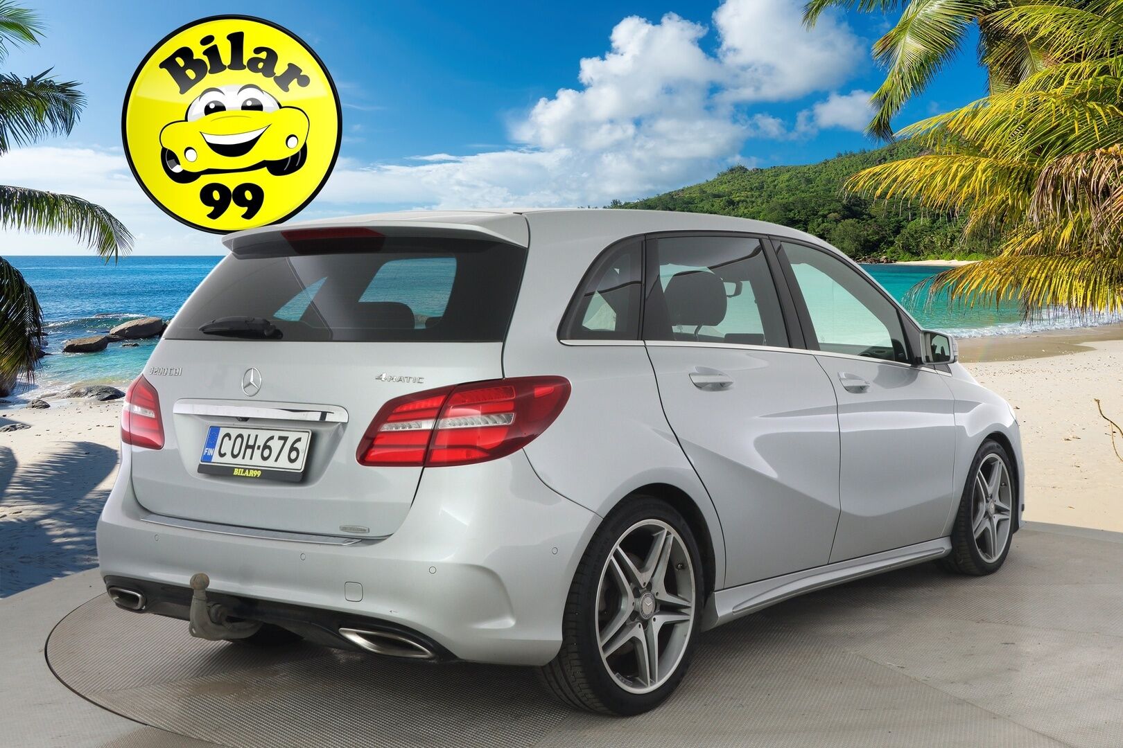 MERCEDES-BENZ B 2016 200 CDI 4MATIC AMG - * AMG / H&K / Navi / LED / P-Kamera / Koukku / Navi / Tutkat *