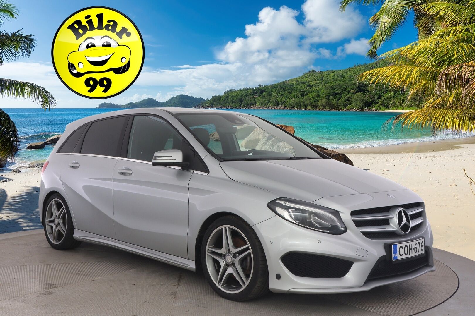 MERCEDES-BENZ B 2016 200 CDI 4MATIC AMG *AMG / Harman&Kardon / Navi / LED / P-Kamera / Koukku / Tutkat * - *Kahdet merkki renkaat vantein / Premium varustelu / Käytännöllinen*