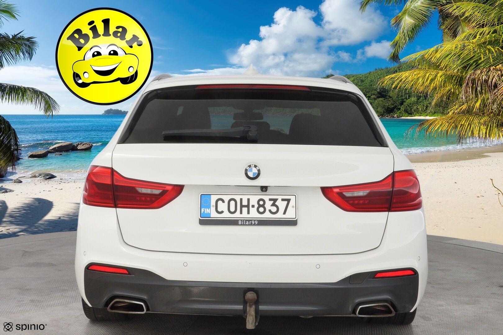 BMW 520 2017 G31 Touring d xDrive M-Sport - Sporttinahat | Alletaittuva koukku | 360° Kamera | HiFi | Ambient-sisävalaistus | Kahdet renkaat OEM vanteilla