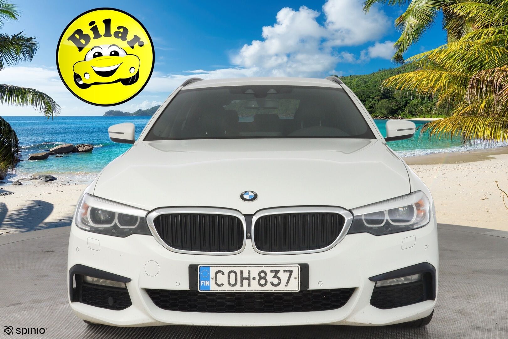 BMW 520 2017 G31 Touring d xDrive M-Sport - Sporttinahat | Alletaittuva koukku | 360° Kamera | HiFi | Ambient-sisävalaistus | Kahdet renkaat OEM vanteilla