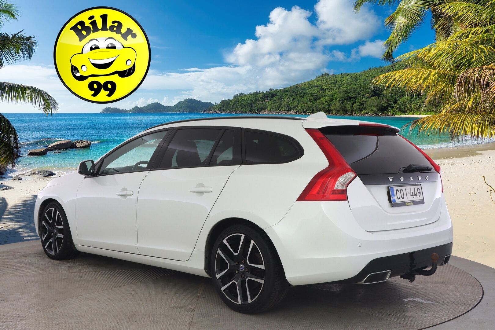 Volvo V60 2017 D3 Business aut. Facelift / Webasto / Koukku / Digimittari / Vakkari / Sporttinahat / P-tutka / Bluetooth / Kaistavahti - *2x aluvanteet / Huippusiisti / Aktiiviset valot / Huoltokirja*