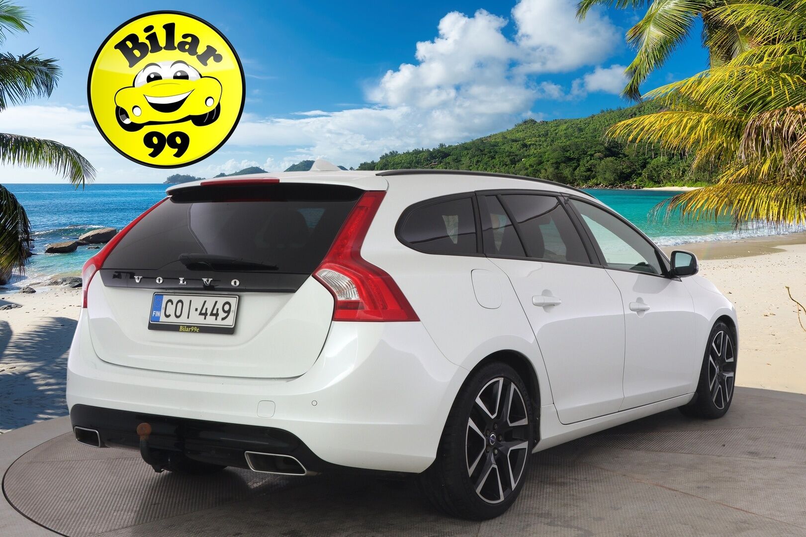 Volvo V60 2017 D3 Business aut. Facelift / Webasto / Koukku / Digimittari / Vakkari / Sporttinahat / P-tutka / Bluetooth / Kaistavahti - *2x aluvanteet / Huippusiisti / Aktiiviset valot / Huoltokirja*