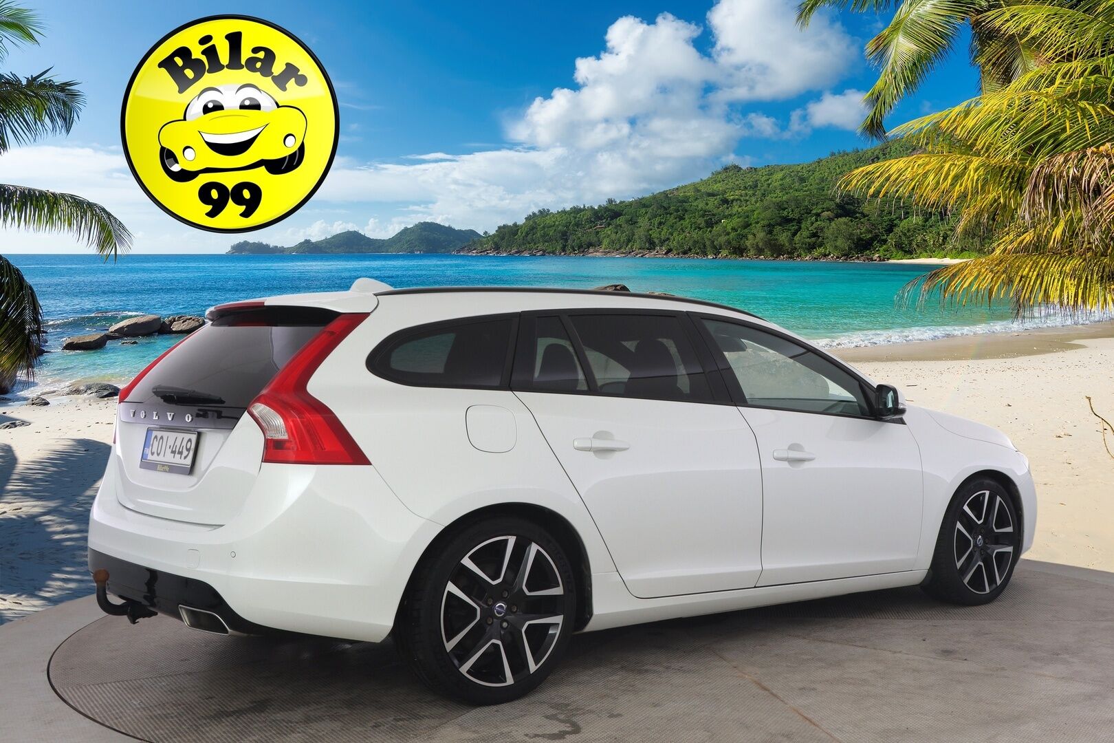 Volvo V60 2017 D3 Business aut. Facelift / Webasto / Koukku / Digimittari / Vakkari / Sporttinahat / P-tutka / Bluetooth / Kaistavahti - *2x aluvanteet / Huippusiisti / Aktiiviset valot / Huoltokirja*