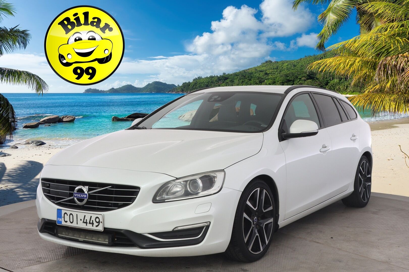 Volvo V60 2017 D3 Business aut. Facelift / Webasto / Koukku / Digimittari / Vakkari / Sporttinahat / P-tutka / Bluetooth / Kaistavahti - *2x aluvanteet / Huippusiisti / Aktiiviset valot / Huoltokirja*