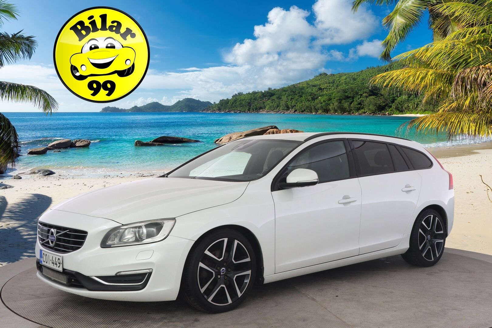 Volvo V60 2017 D3 Business aut. Facelift / Webasto / Koukku / Digimittari / Vakkari / Sporttinahat / P-tutka / Bluetooth / Kaistavahti - *2x aluvanteet / Huippusiisti / Aktiiviset valot / Huoltokirja*